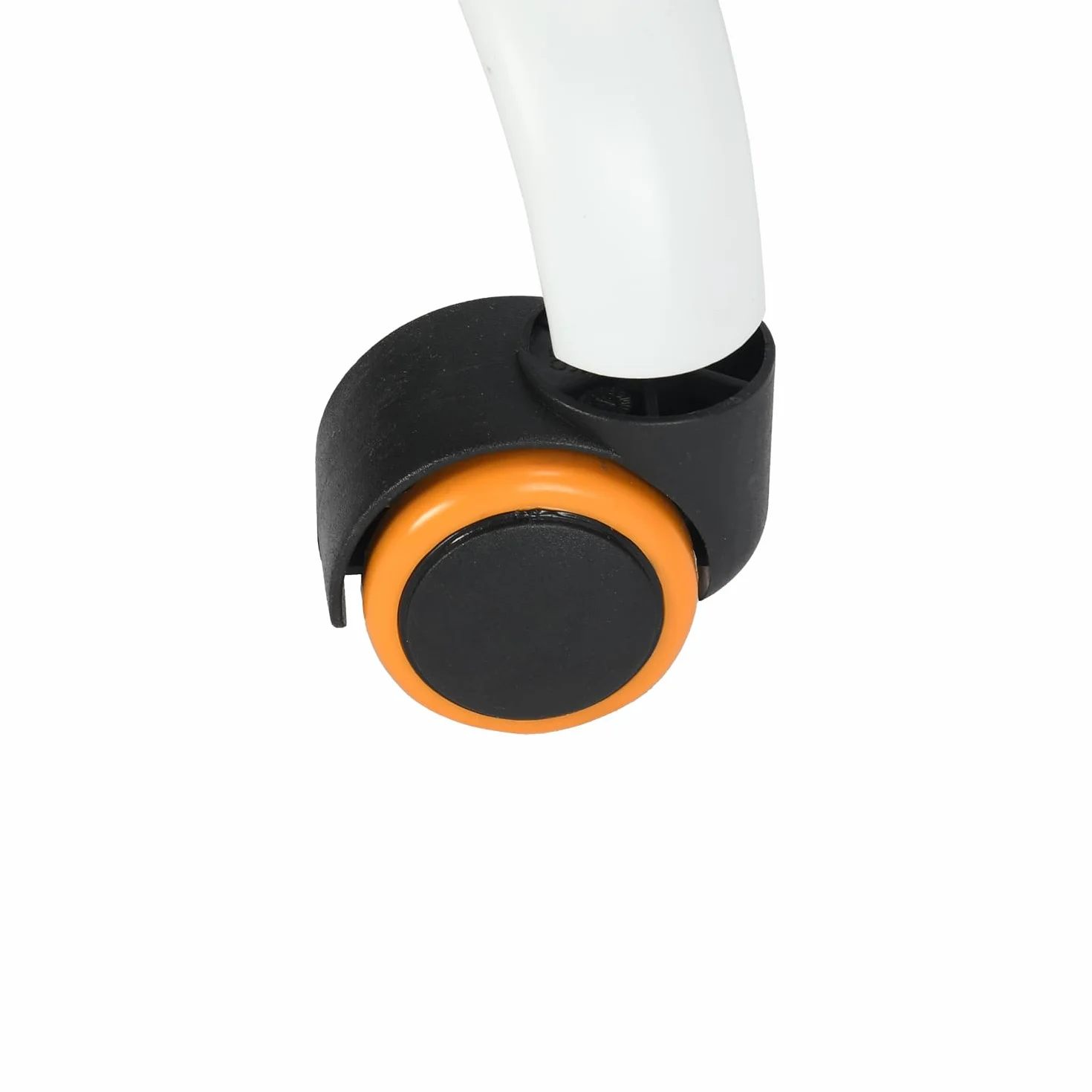 FurnitureR Sedia ergonomica compatta per scuola, schienale in rete traspirante, altezza regolabile, arancione
