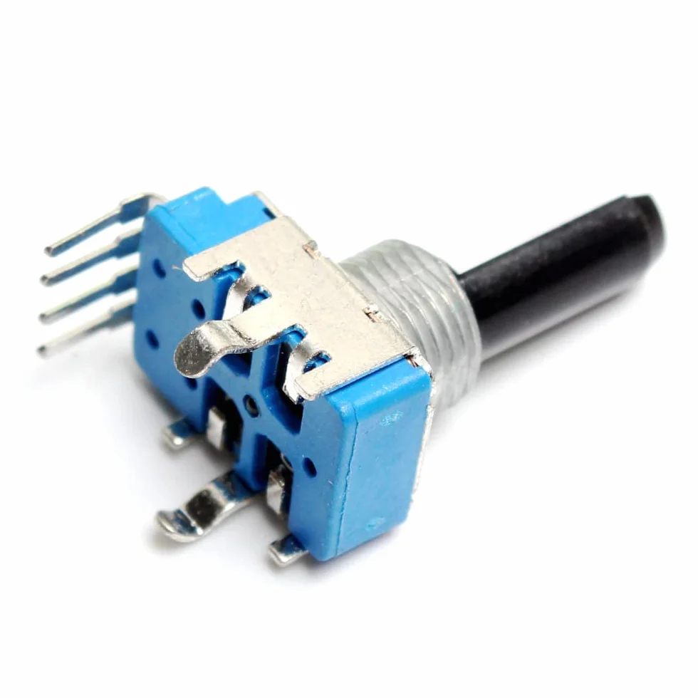 Potenziometro rotante di controllo volume a 4 pin,1K Ohm
