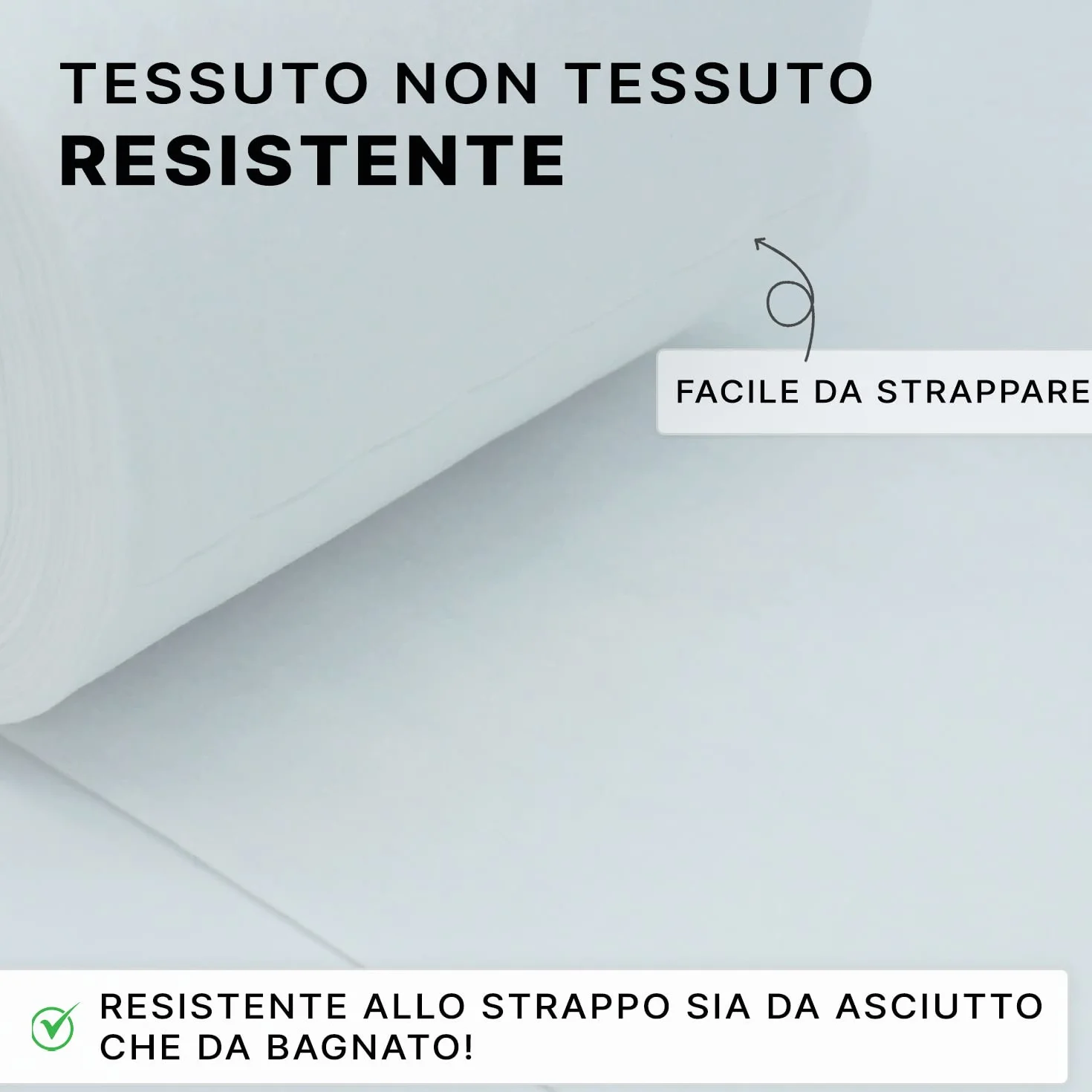 ARNOMED Tessuto non tessuto rotolo 90 salviette asciutte 28x30cm