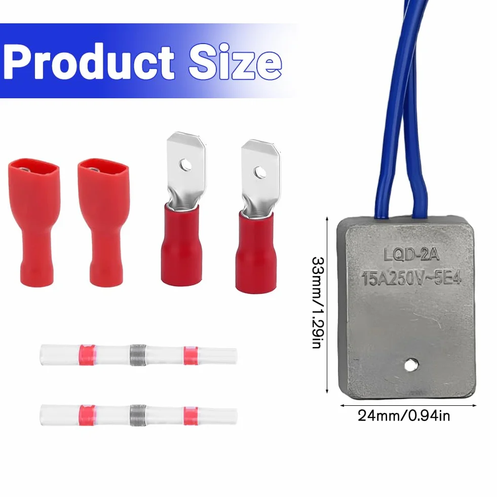 Softstart modulo 230 V, set di limitatori di corrente di avviamento dolce, 15 A, 230 V, avvio delicato con set di insallazione, resistenza all'avviamento Soft Start per utensili elettrici come sega