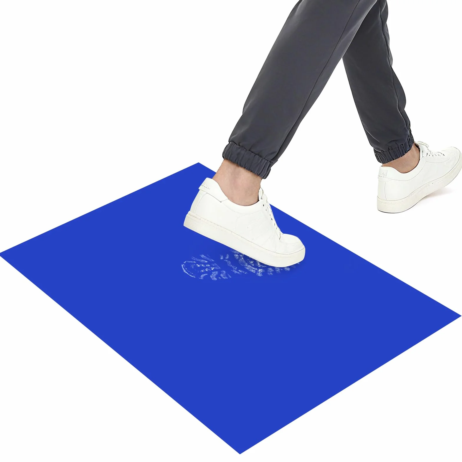 Tappetino adesivo pavimento blu 150 fogli 60 x 90 cm