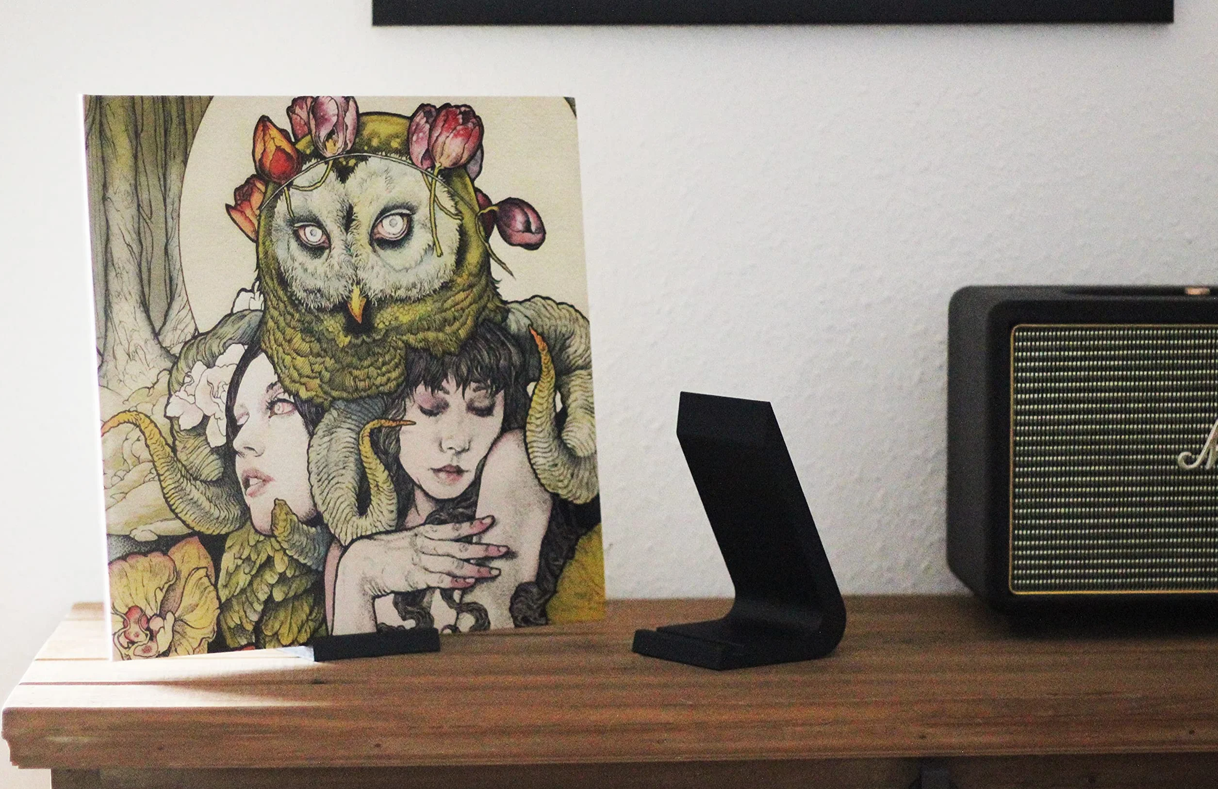 NewGround Designs Espositore LP, display in vinile, supporto per dischi in vinile, decorazione da 12"