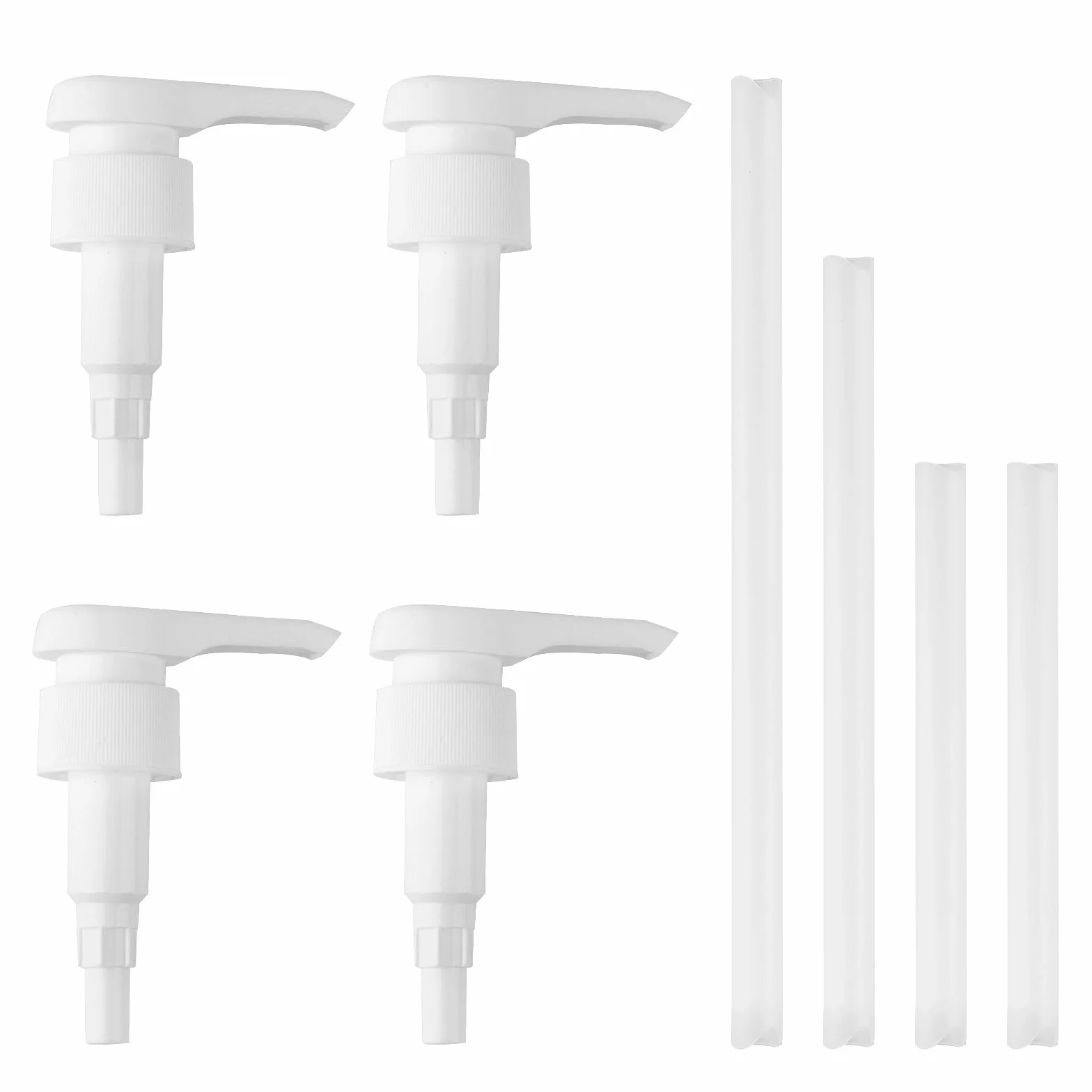 4 pompe dosatrici da 1 l per Best Body Nutrition, dosatore per Body Nutrition Vital Drink, dispenser per sciroppo, dispenser per sciroppi per bottiglie filettate da 28/410 (con tubi da 163/190/210 mm)