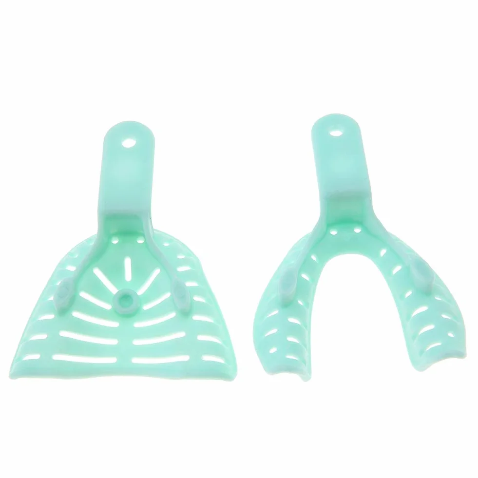 Vassoio Dentale in Plastica 6 Pezzi, Vassoi per Impronte Dentali