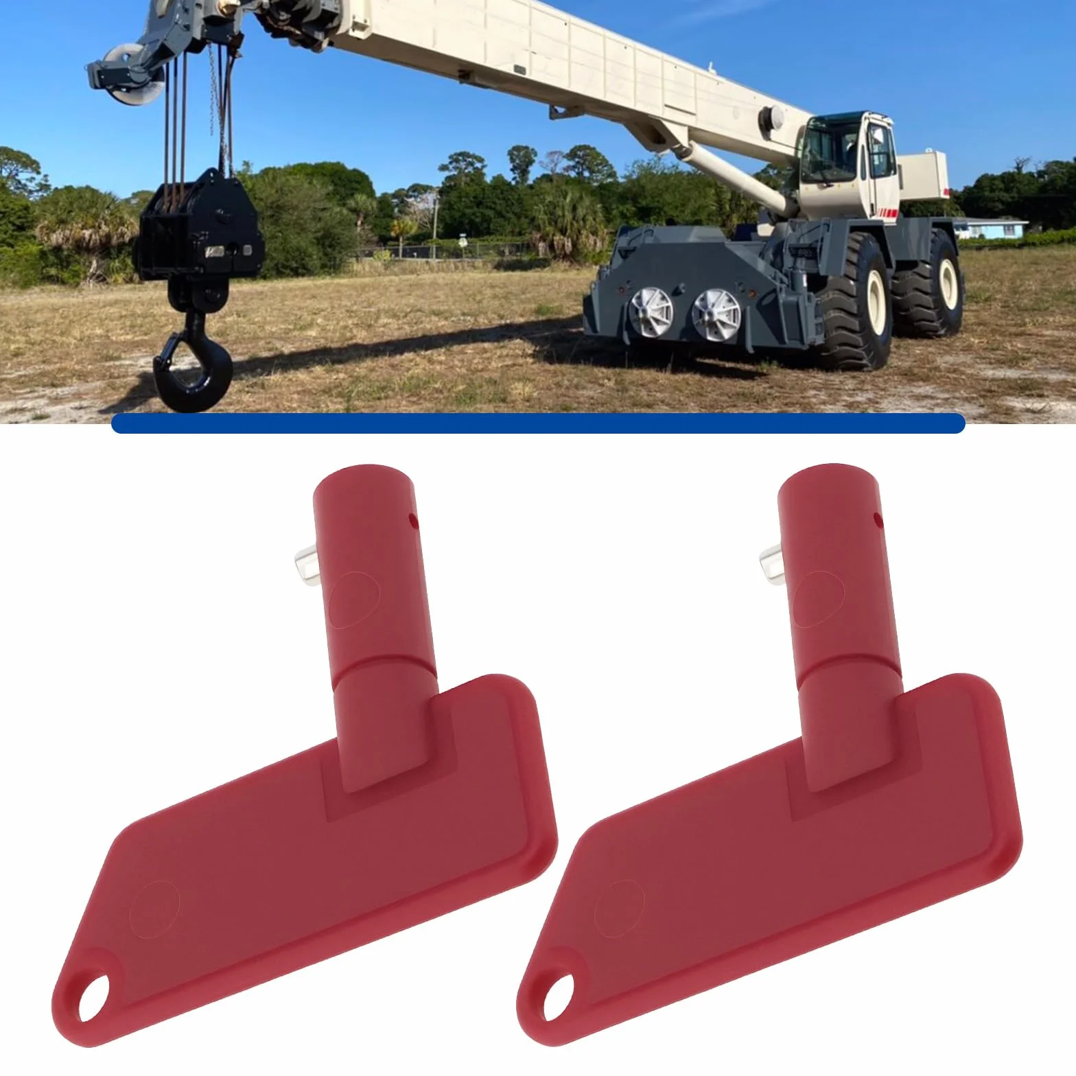 SG Store 5 Chiavi Principali Per Impianto Compatibili Con Batteria Terex E Chiave Principale Di Scollegamento MS634212