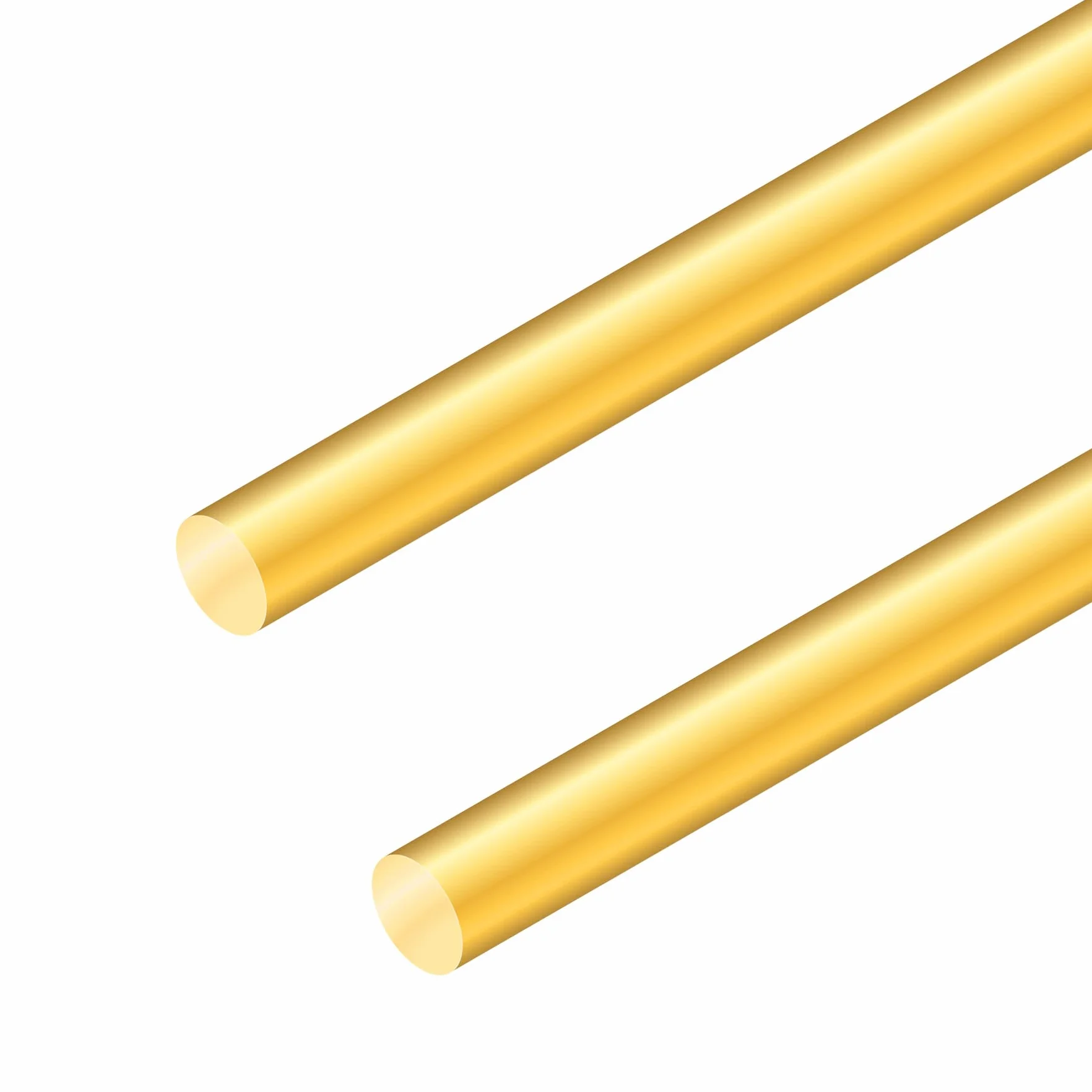 iMeistek Barre in Ottone Massiccio 10 mm 200 mm per Tornio Modelli RC Fai da Te