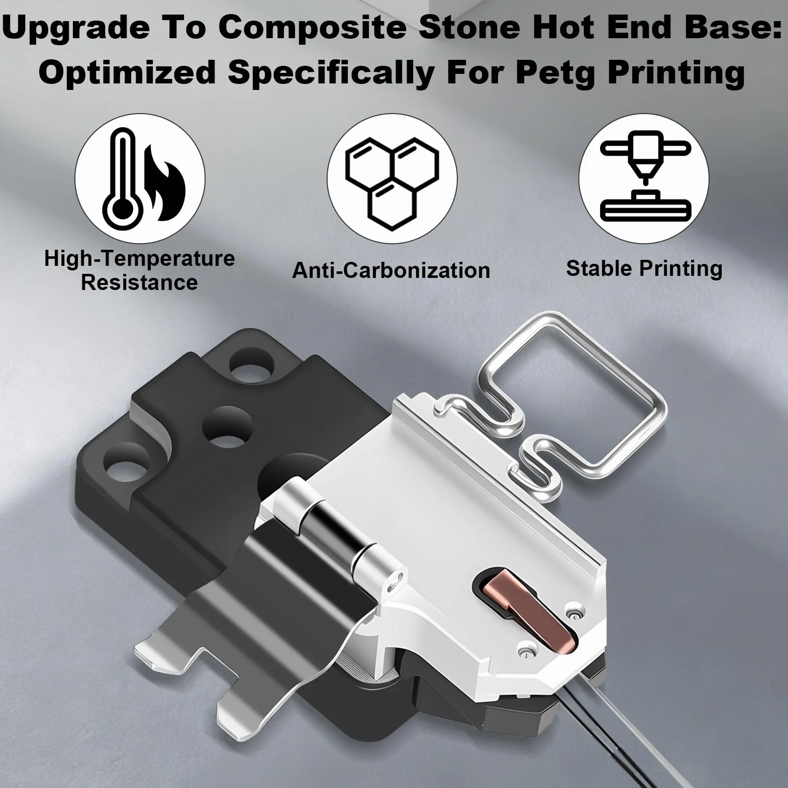 Hotend Heating Assembly Kit per Bambulab A1/A1 Mini Stampante 3D, Hotend Heating Assembly con Dispositivo di Serraggio Rapido, Componente Termistore Hotend Kit Di Montaggio, Accessori per Bambulab A1