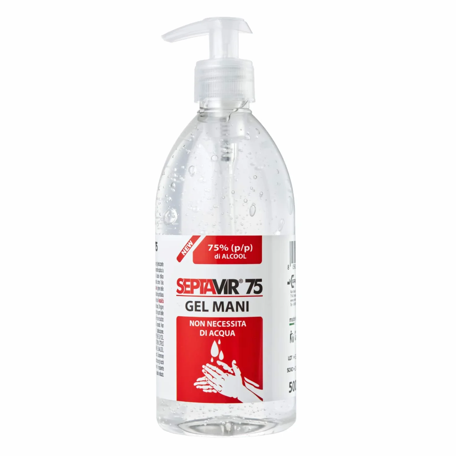 Septavir Gel Mani 75% Alkohol 500 ml