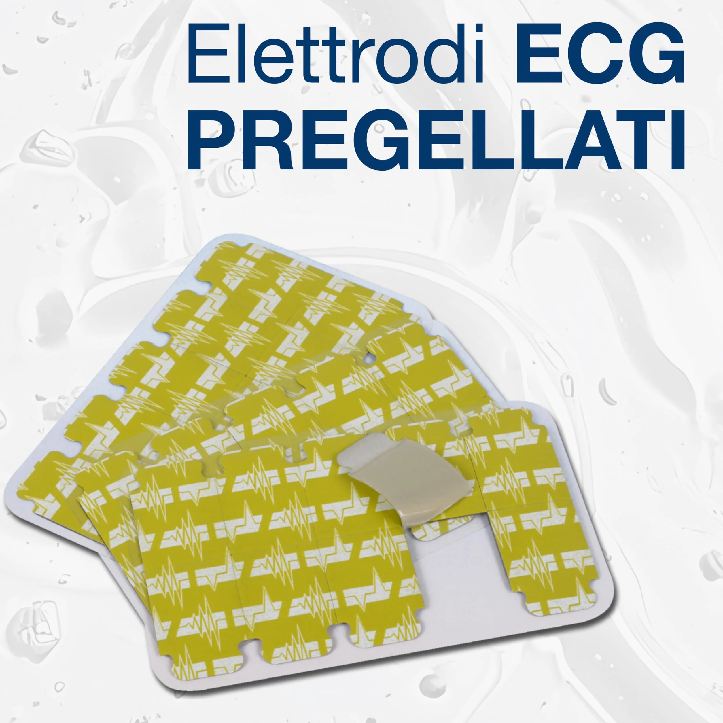 Fiab Elettrodi ECG Monouso Universali PreGellati-Adulti Forma Tab 34x23mm 100 Pezzi