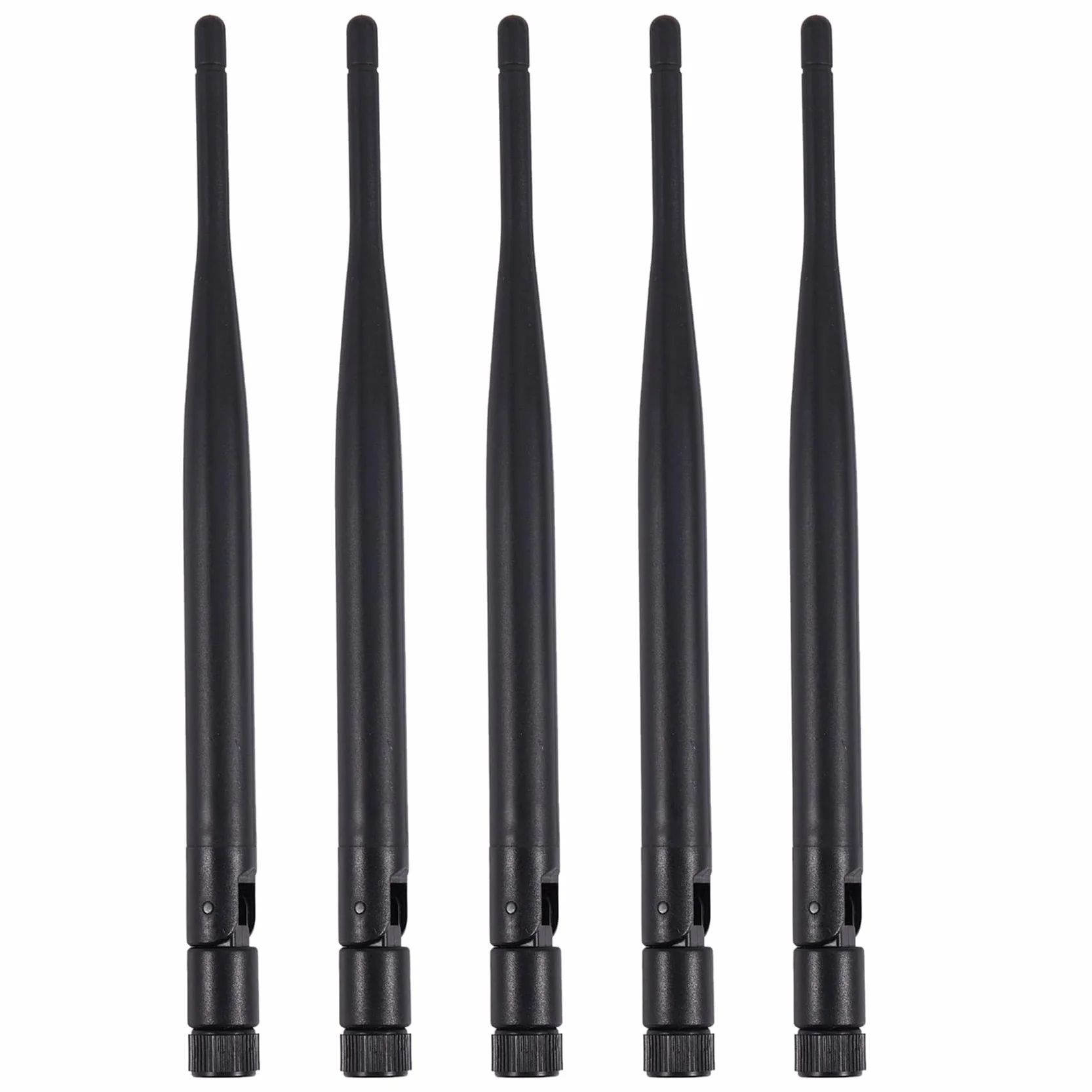 5X Antenna Wireless WiFi Ad Alto Guadagno Dual Band 433MHZ 7DBi RP-SMA