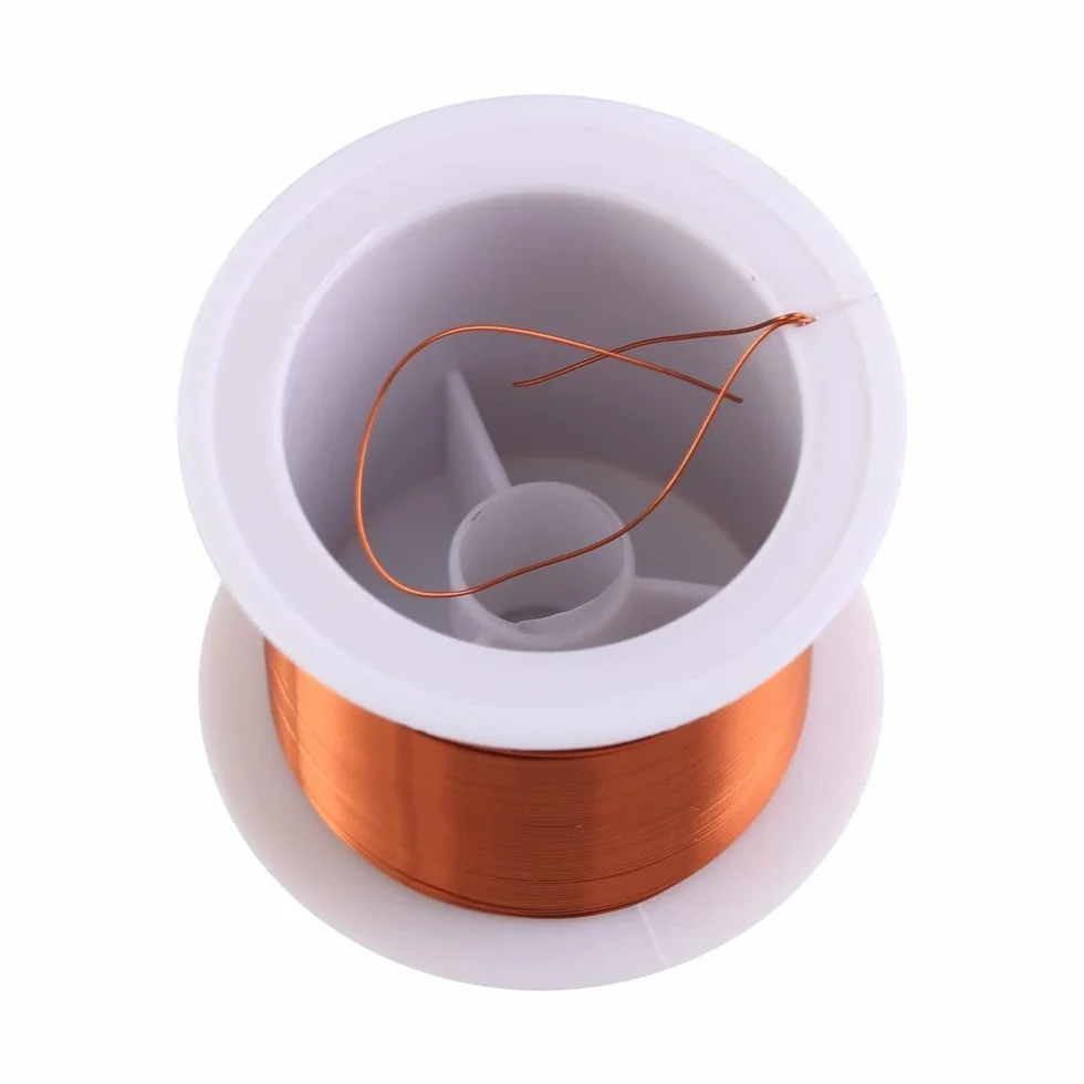 Filo di rame smaltato, 0,3 mm 40 m Filo di Bobina di Rame Smaltato, per Bobina Magnetica Altoparlante Trasformatore Motore