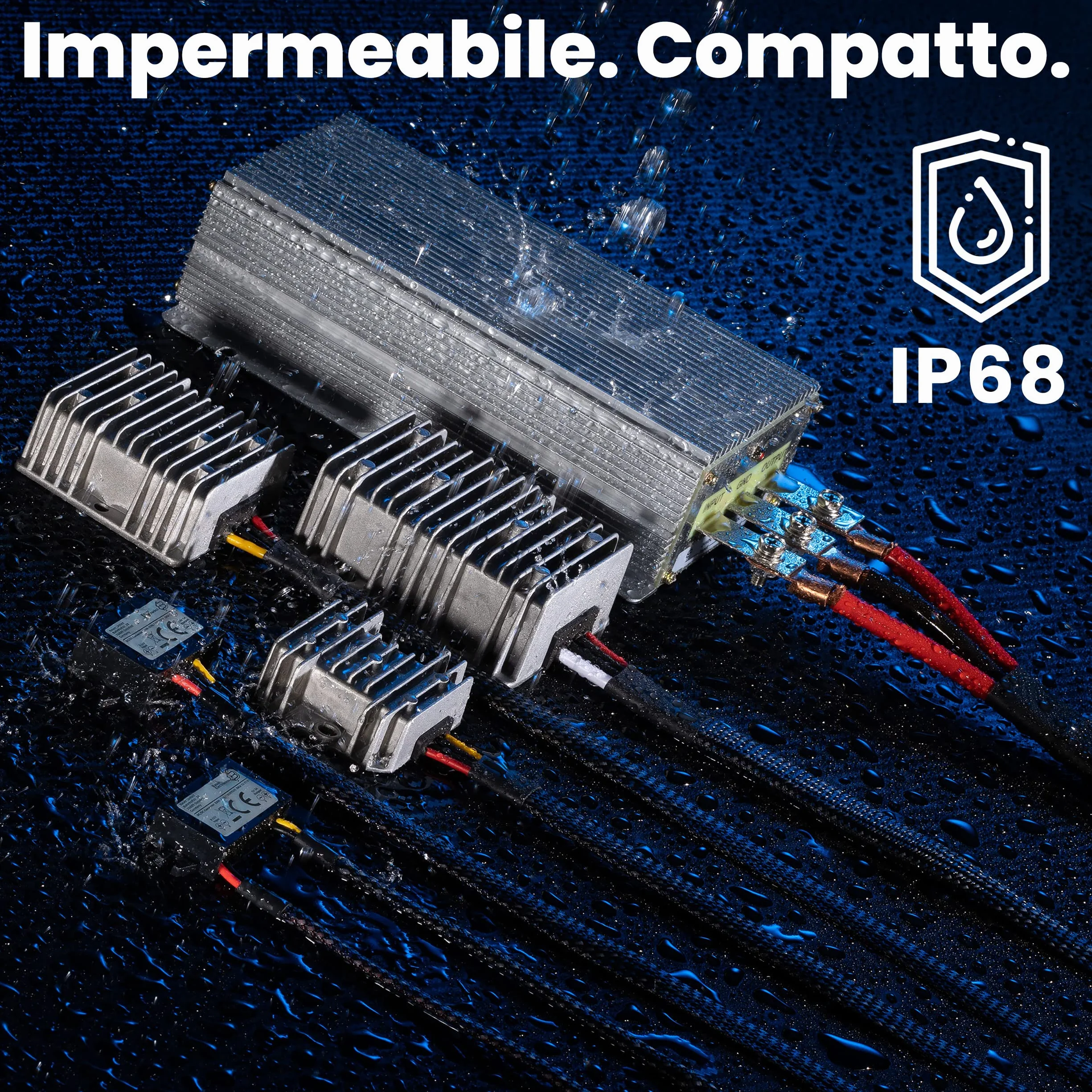 Convertitore di tensione DC-DC 9V-22V a 24V 10A 240W Step-up Boost per camion