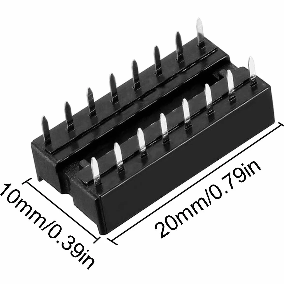 ULN2003A ULN2003 DIP-16 IC Array 7-Channel NPN Chip ULN2003APG con Socket Adapter