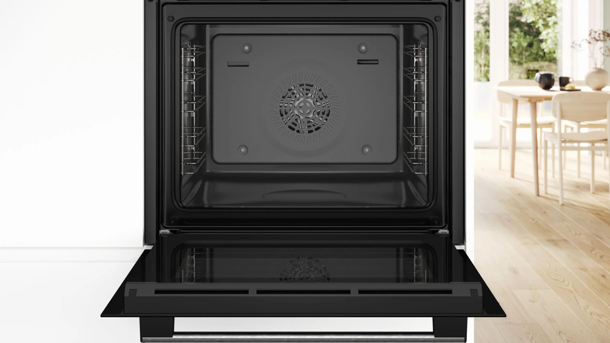 Bosch HBA534BS3F Forno da Incasso EcoClean Display LED Rosso Inox 60x60 cm
