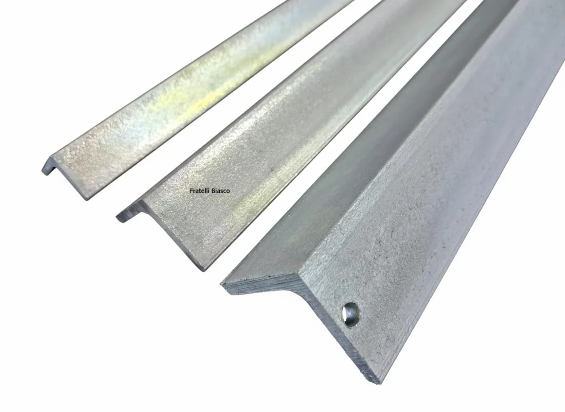 Angolare in Ferro Zincato a L - Profilo L Metallo 30x30x3x1000 mm
