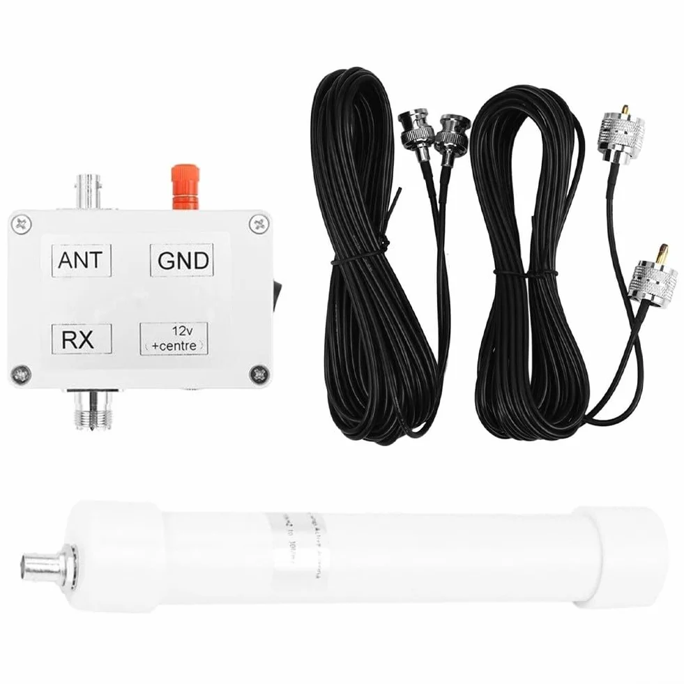 Antenna attiva della frusta, ricevitore attivo di HF LF VHF VHF dell'antenna 10KHz-30MHz mini con cavo portatile per la ricezione del segnale
