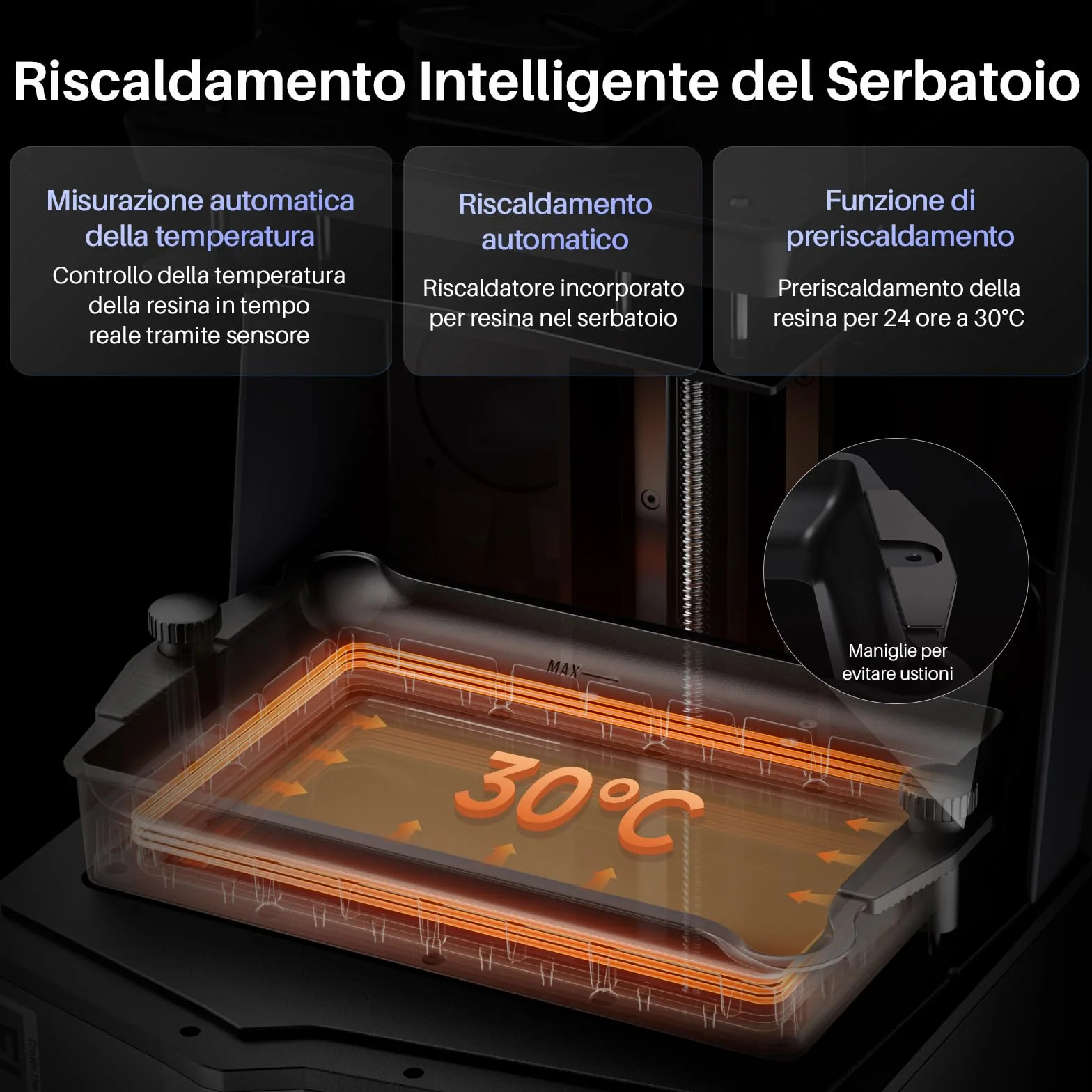 ELEGOO Saturn 4 Ultra 16K Stampante 3D Resina, Riscaldatore Serbatoio Intelligente, Stampa 150 mm/h, Fotocamera AI con Luce, Stampa Cluster WiFi, Grandi Dimensioni di Stampa 211,68 * 118,37 * 220mm³