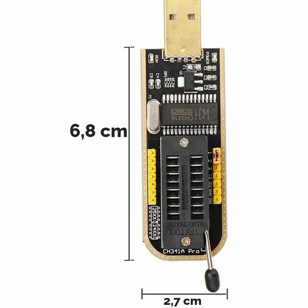 DollaTek sop8 soic8 test clip per eeprom 25cxx / 24cxx + ch341a 24 25 series eeprom flash bios programmatore usb