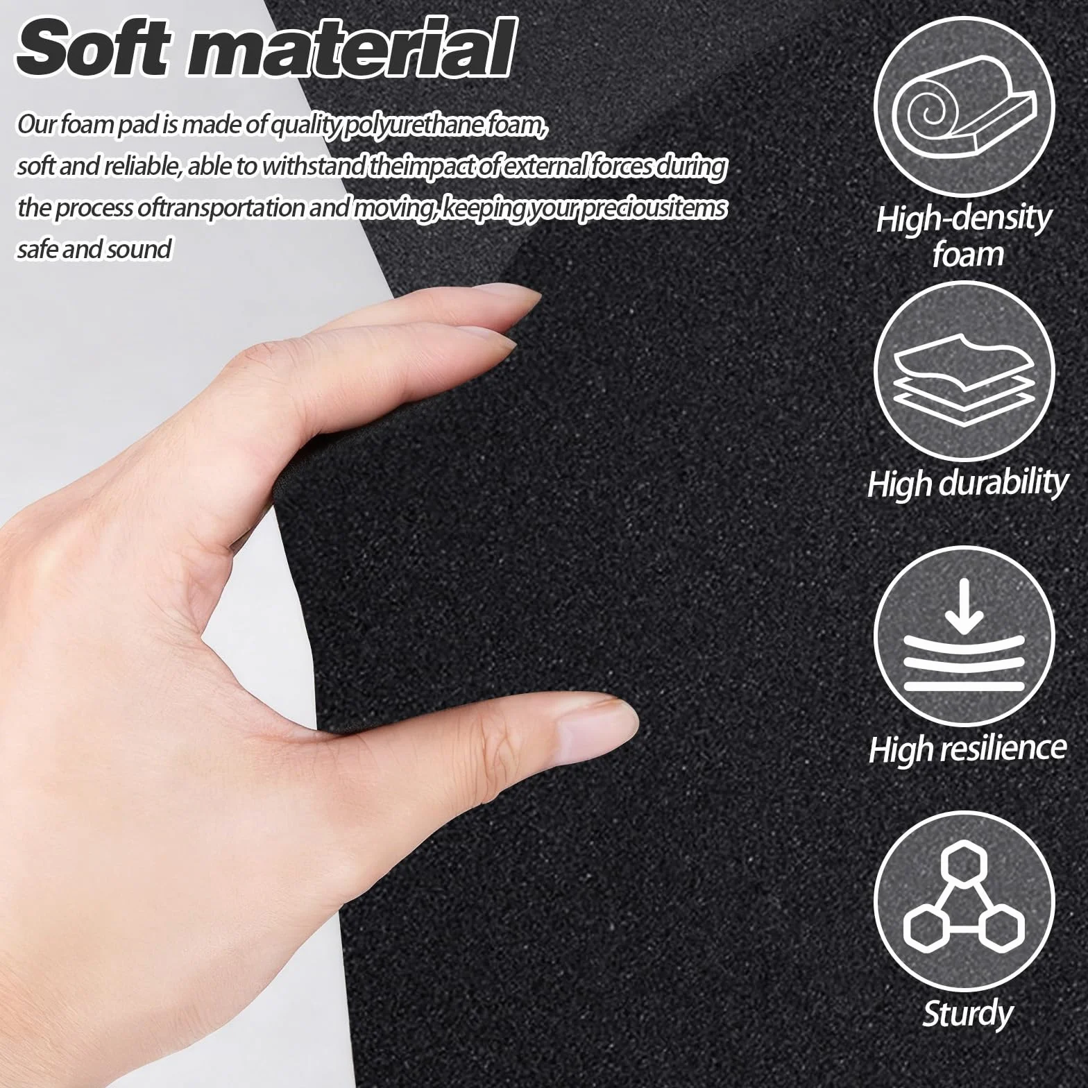 Schiuma rigida 400 x 300 x 40 mm 2 fogli per cassetta attrezzi custodia protettiva