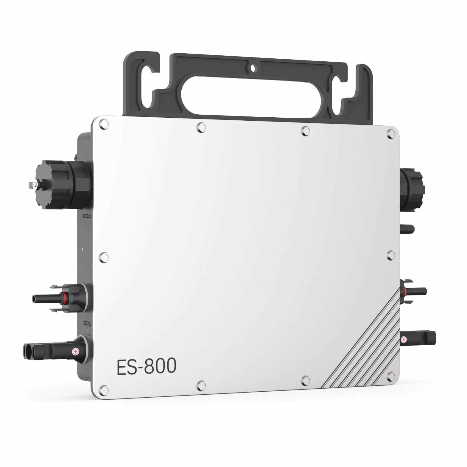 Micro inverter da 800 W, inverter solare MPPT, ingresso di rete microsolare, Plug and Play, facile installazione, sorveglianza WiFi con app IP67, impermeabile