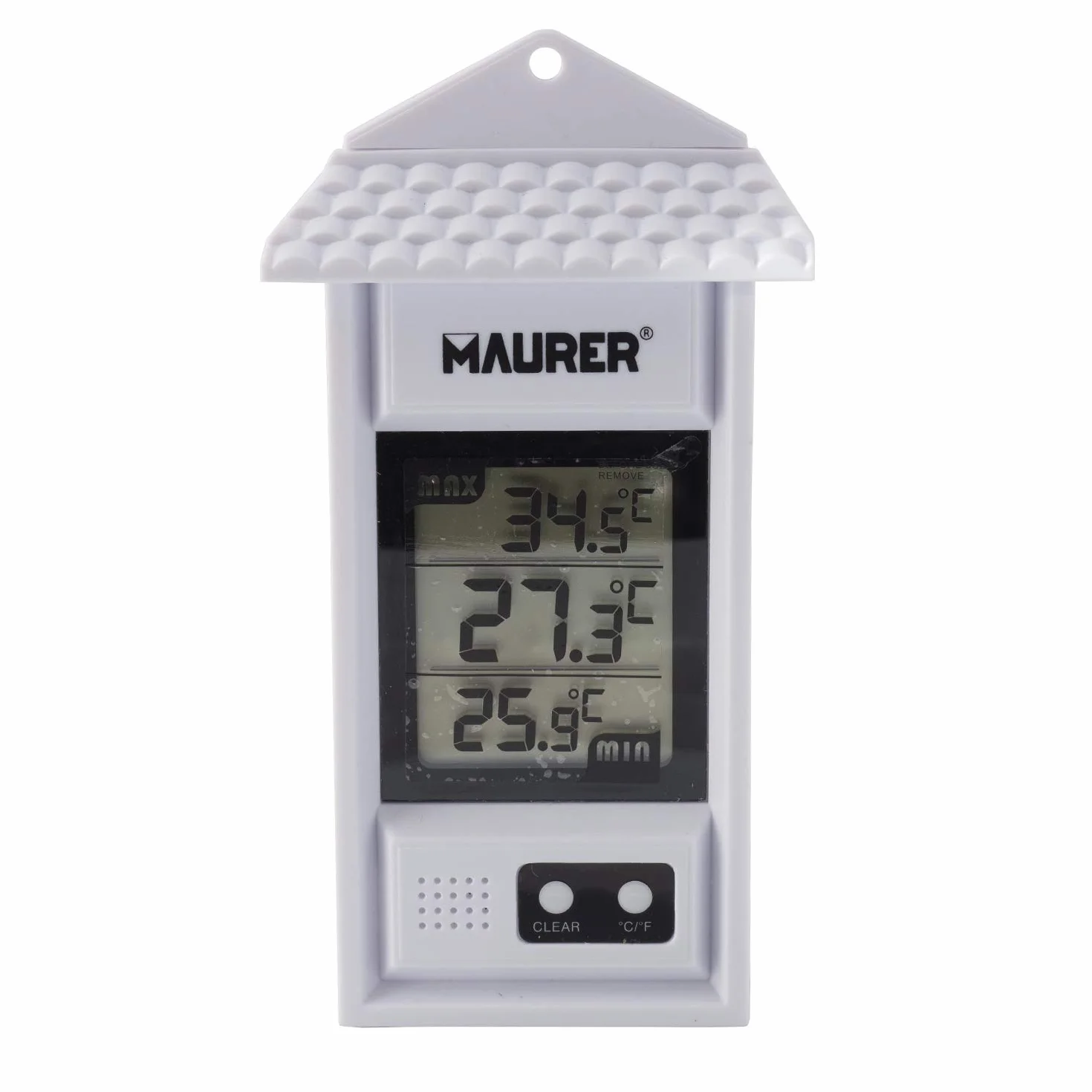 MAURER TERMOMETRO DA PARETE IN PVC DIGITALE MIN-MAX