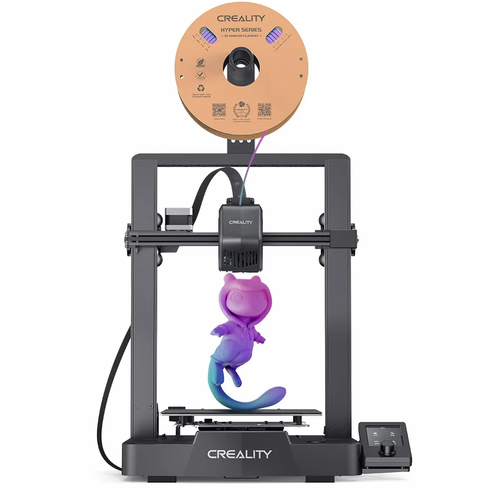 Stampante 3D Creality Ender 3 V3 SE, 250 mm/s di velocità di stampa 3D con livellamento automatico CR Touch, estrusore diretto Sprite a doppio asse Z e asse Y, stampa 8.66 * 8.66 * 9.84in