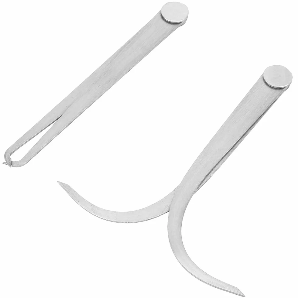 Pinza di misura 150 mm in acciaio inox con molla per ceramica scultura