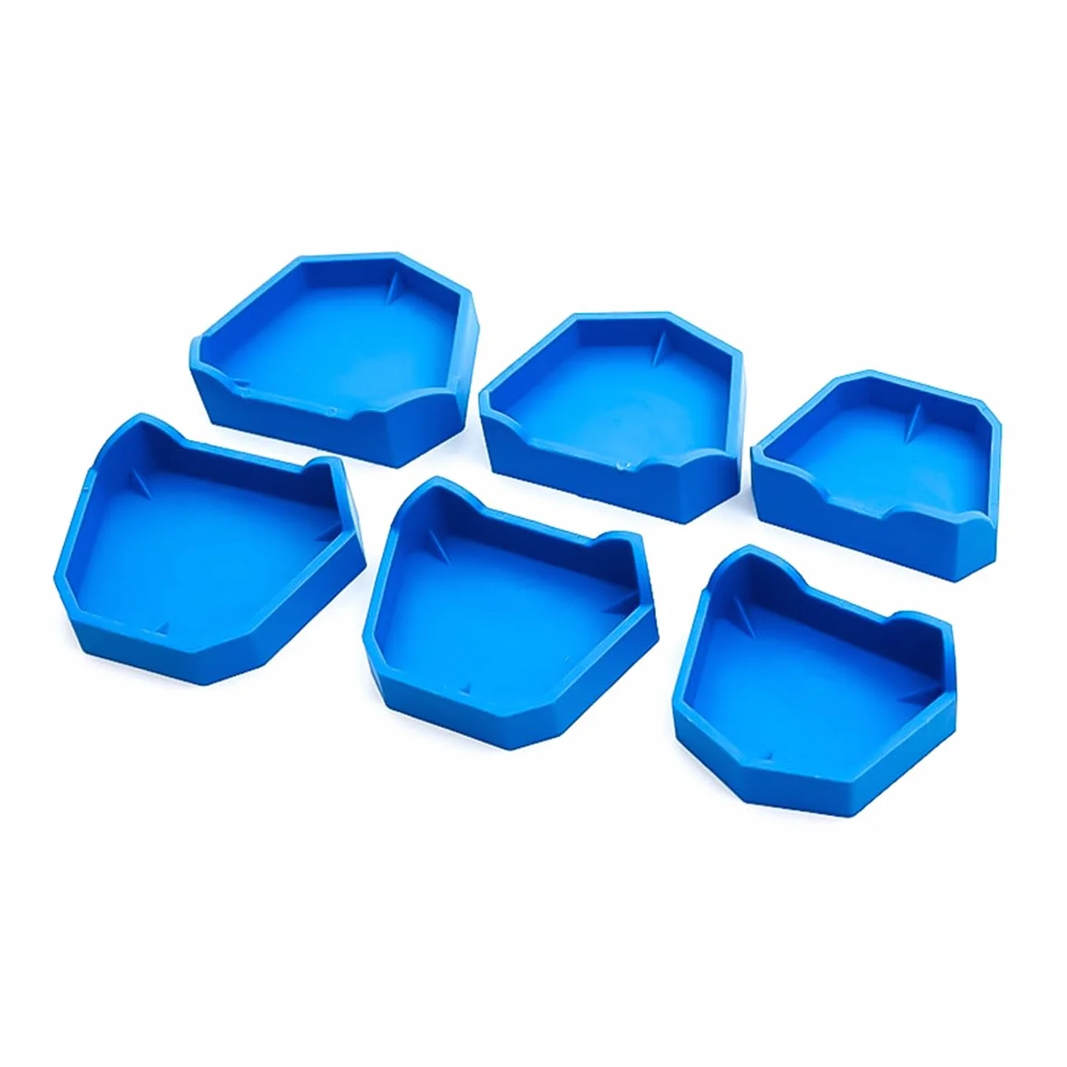 Base de yeso para modelo dental 6 piezas bandeja de moldes impresión dental