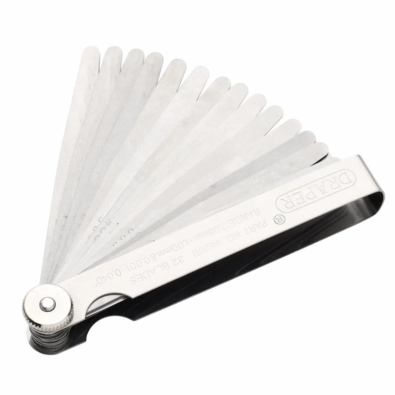 Draper 4620B 32-blade combinazione spessimetro set blu