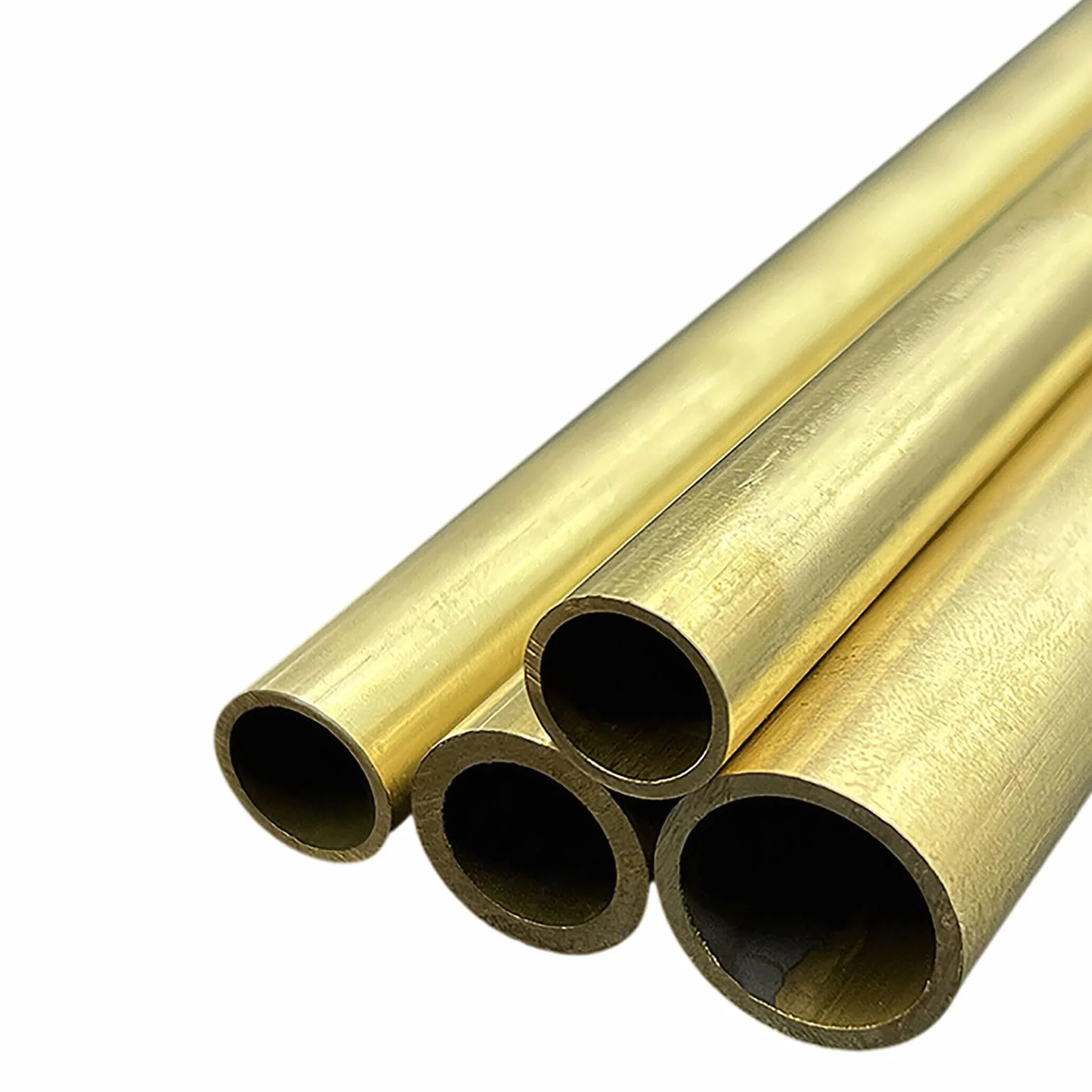Tubo tondo in ottone 30 mm diametro esterno 2 mm spessore 500 mm lunghezza