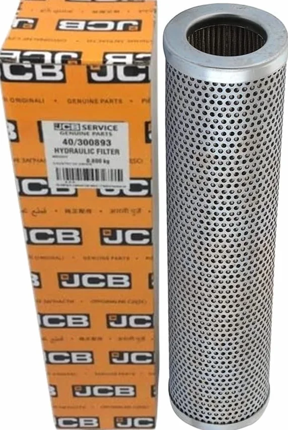 JCB Filtro idraulico originale, compatibile con vari modelli JCB (codice articolo 581/05601, 40/300893, 581/05609, 581/06301)