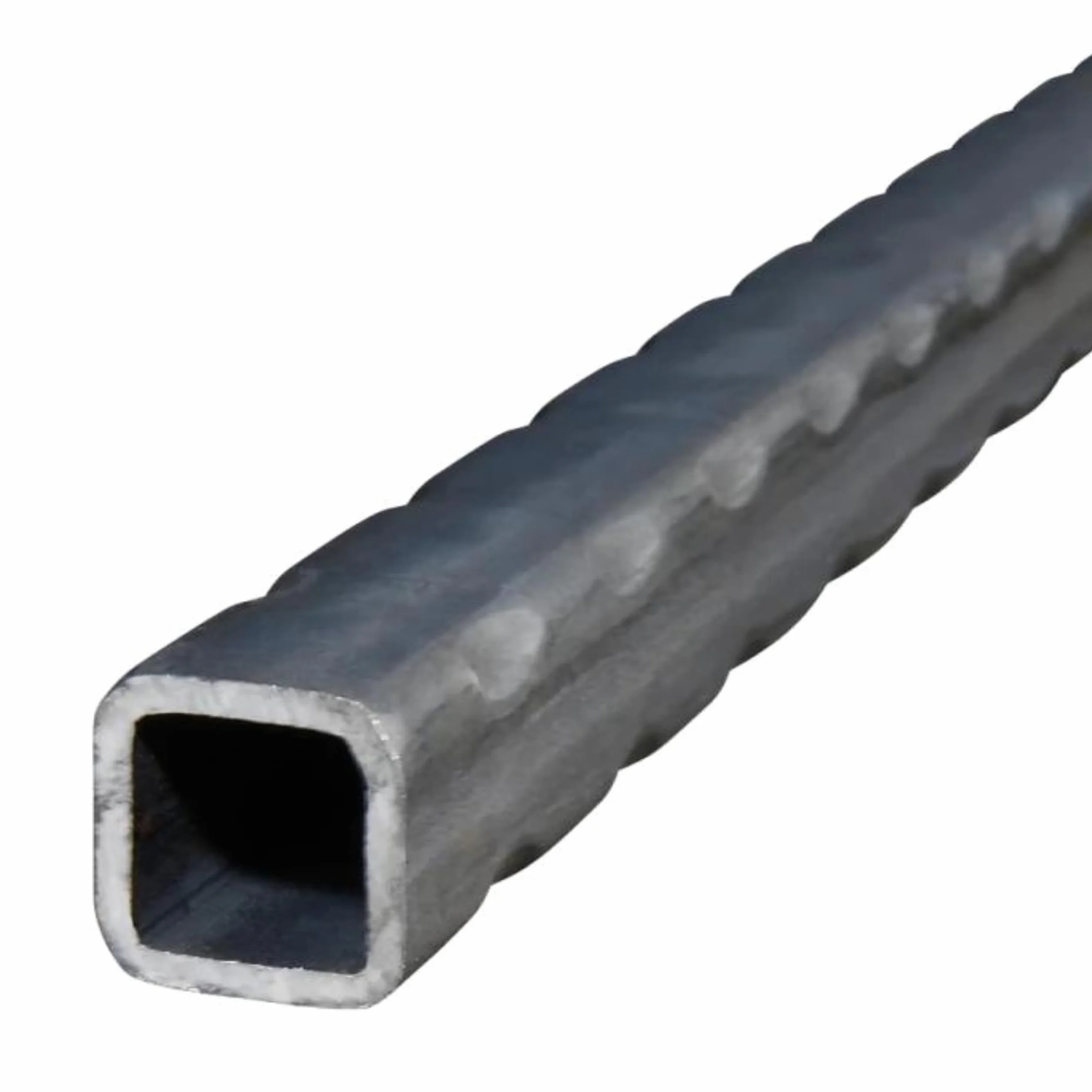 Barra in Ferro Battuto Martellato Quadro 2 Metri 25x25 mm – Profilo Grezzo per Saldatura, Verniciatura