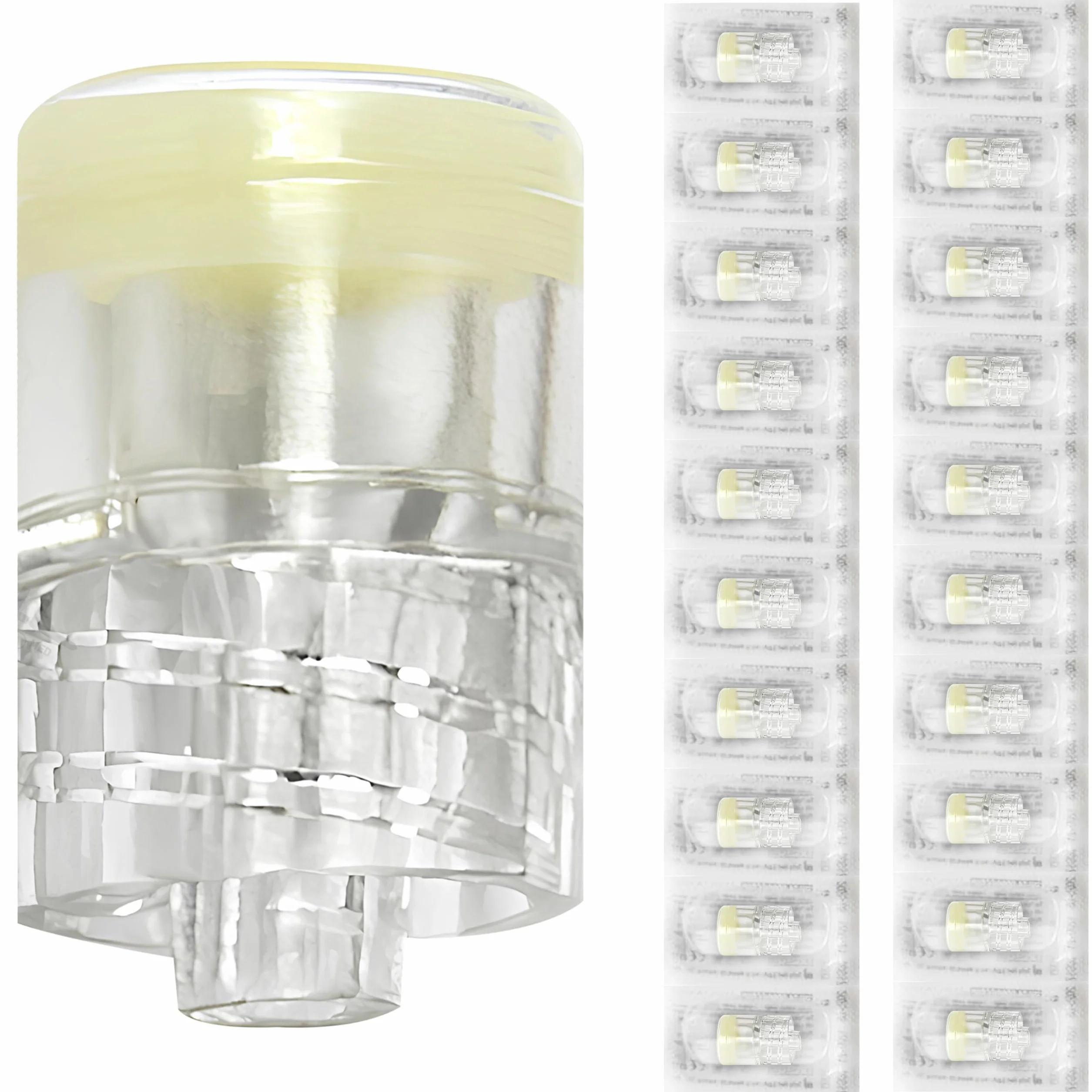 Tappi perforabili sterili LUER LOCK per aghi cannula 20 sztuk