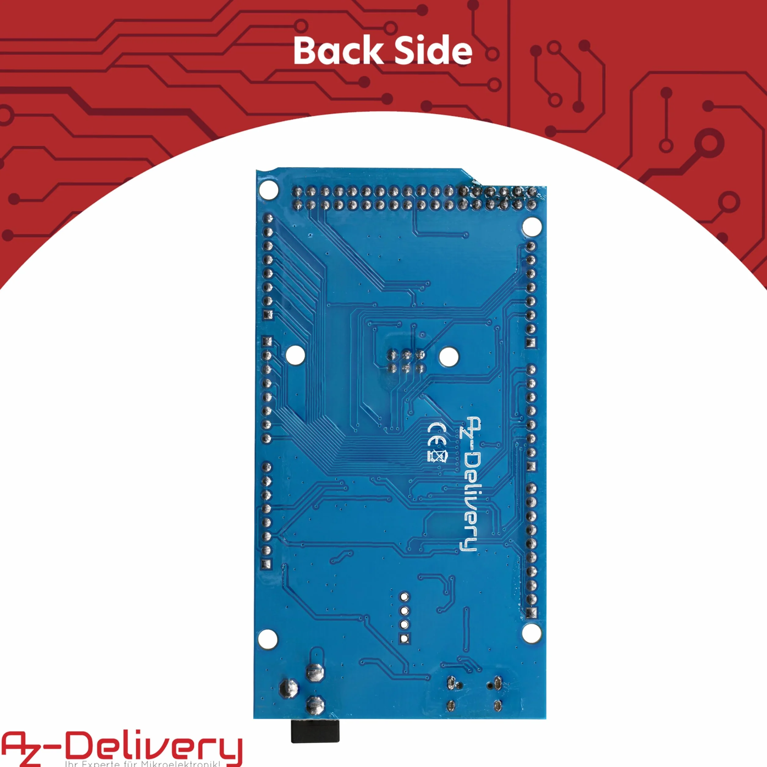 AZDelivery AZ-MEGA2560 Scheda Microcontroller USB-C Compatibile con Arduino