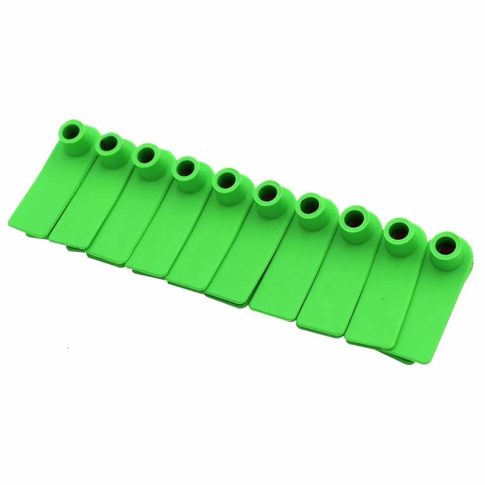 100 etichette in plastica per animali da fattoria, etichette identificative per mucche, bovini, pecore, capre e maiali