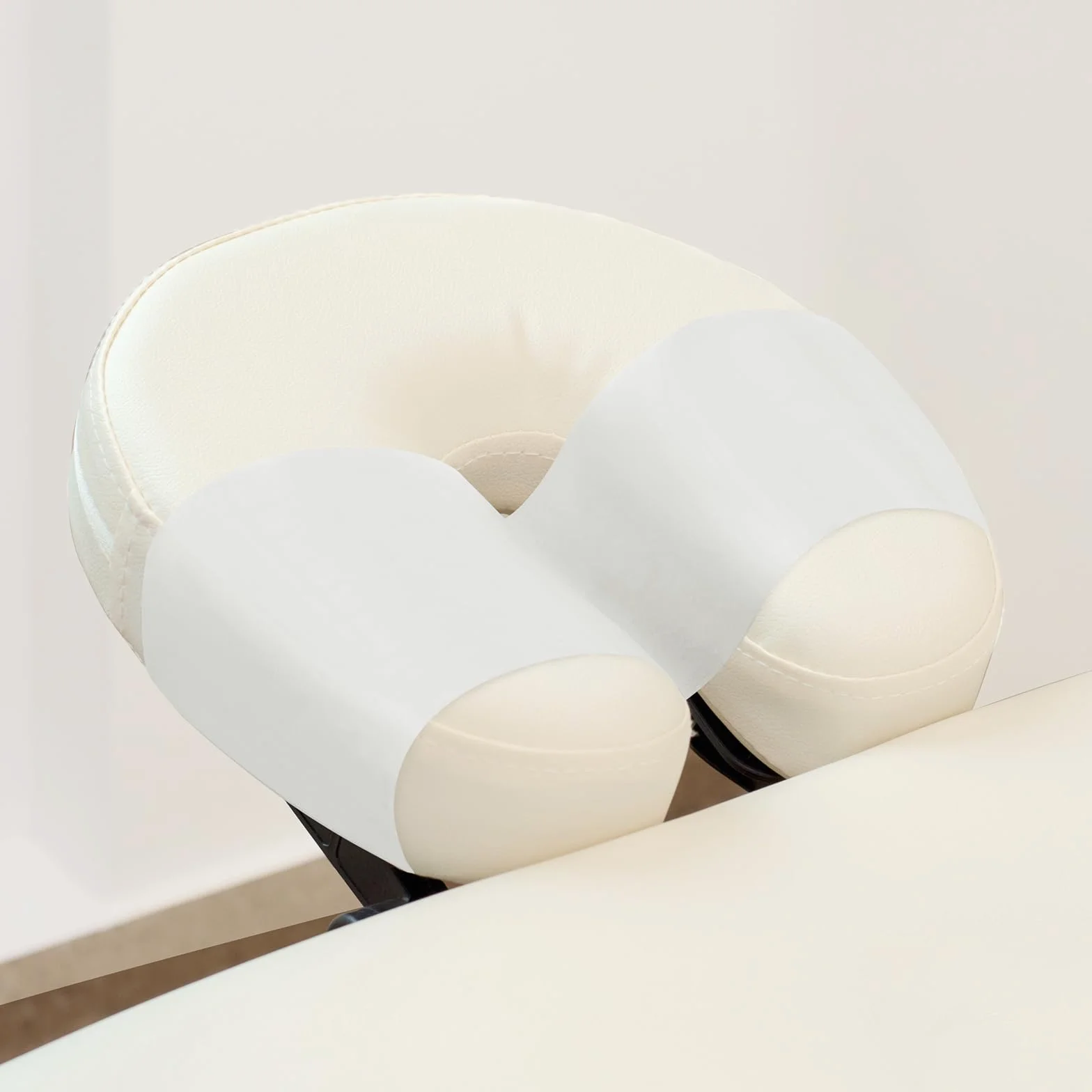 VEVOR Rotoli Carta Poggiatesta 25 Pezzi 21,6 cm x 68,9 m Monouso Visita Medica Superficie Liscia Bianco