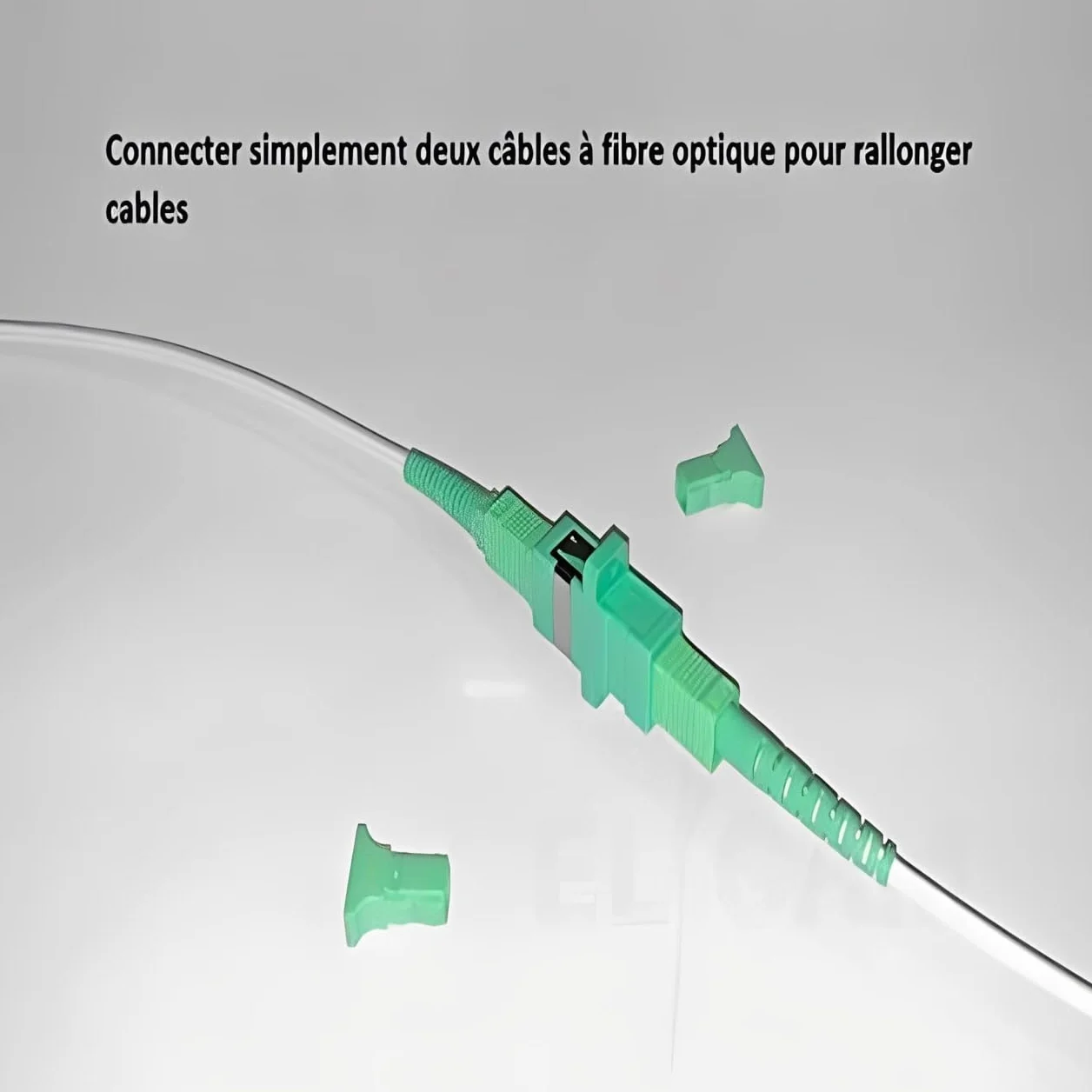 Adattatore a Fibra Ottica SC-SC APC Simplex 1 Pezzi