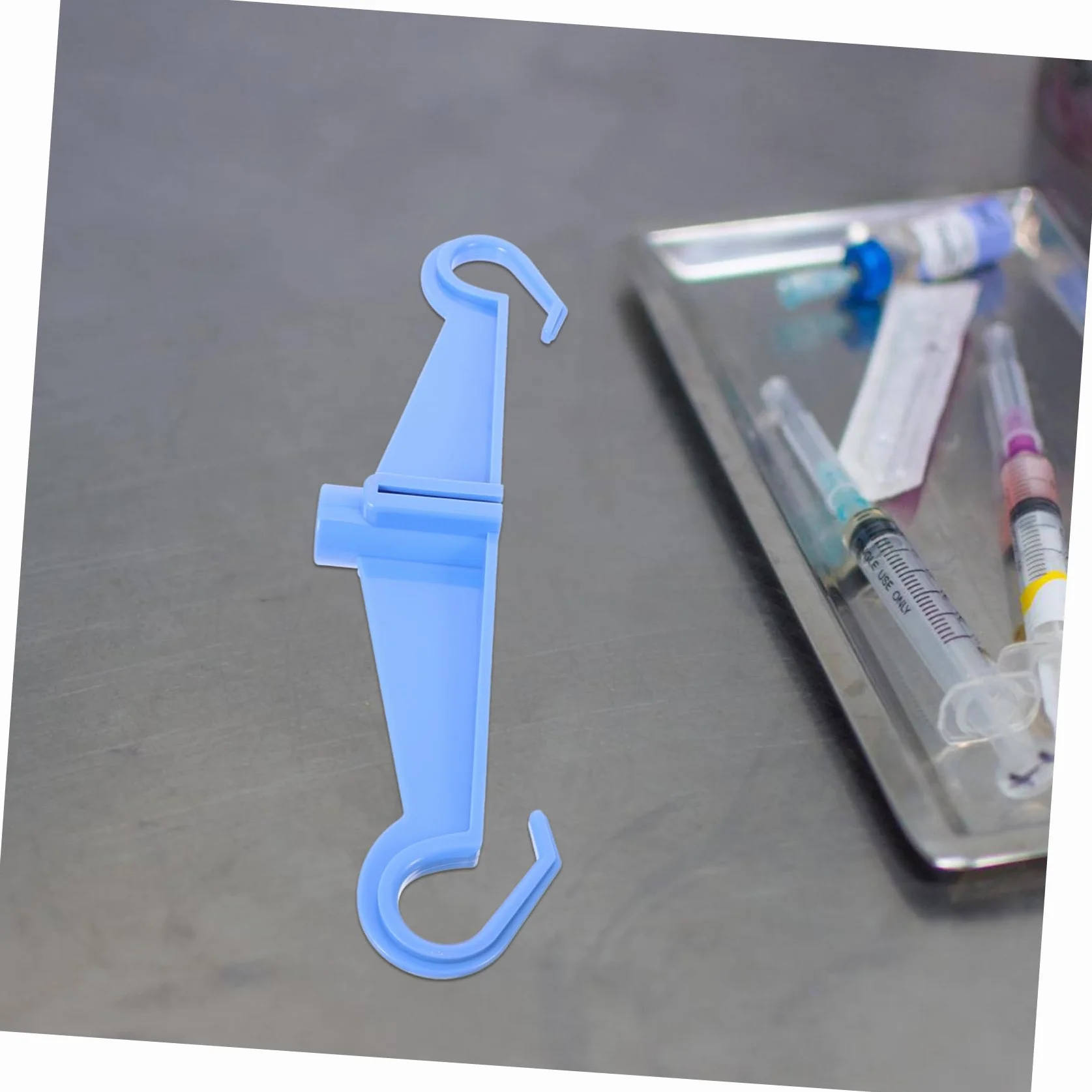 HOMSFOU Gancio Portaflebo in Plastica 11.22In Gancio Per Supporto Infusione Clinica Accessorio Per Asta Portaflebo Ospedaliero Facile Da Installare