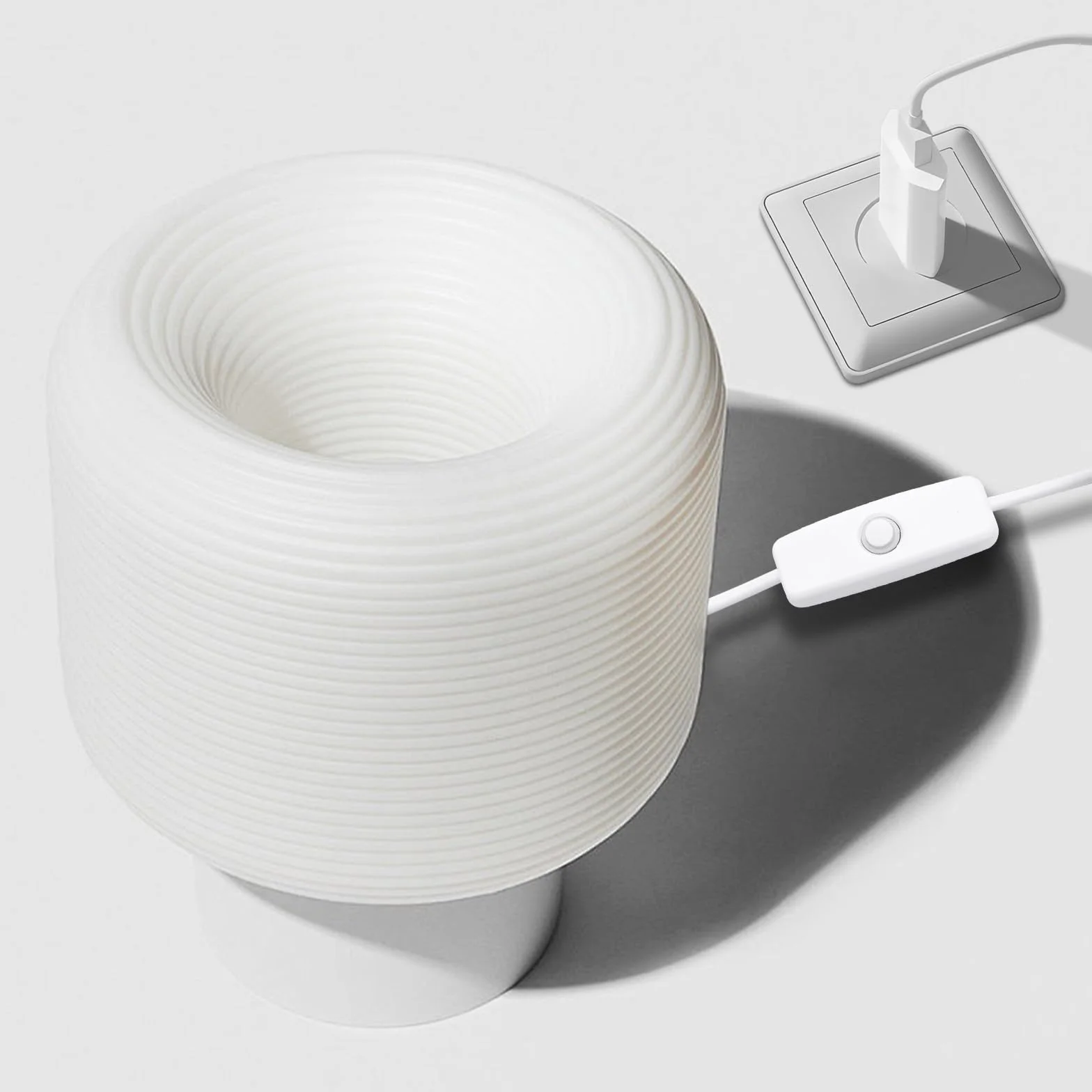 5 pezzi lampada a LED per stampante 3D, kit di luci per stampante, dimmerazione continua a tre colori, con 5 adattatori USB, modello di ricambio per A1/A1mini/P1S/P1P/X1C per luce notturna e progetti