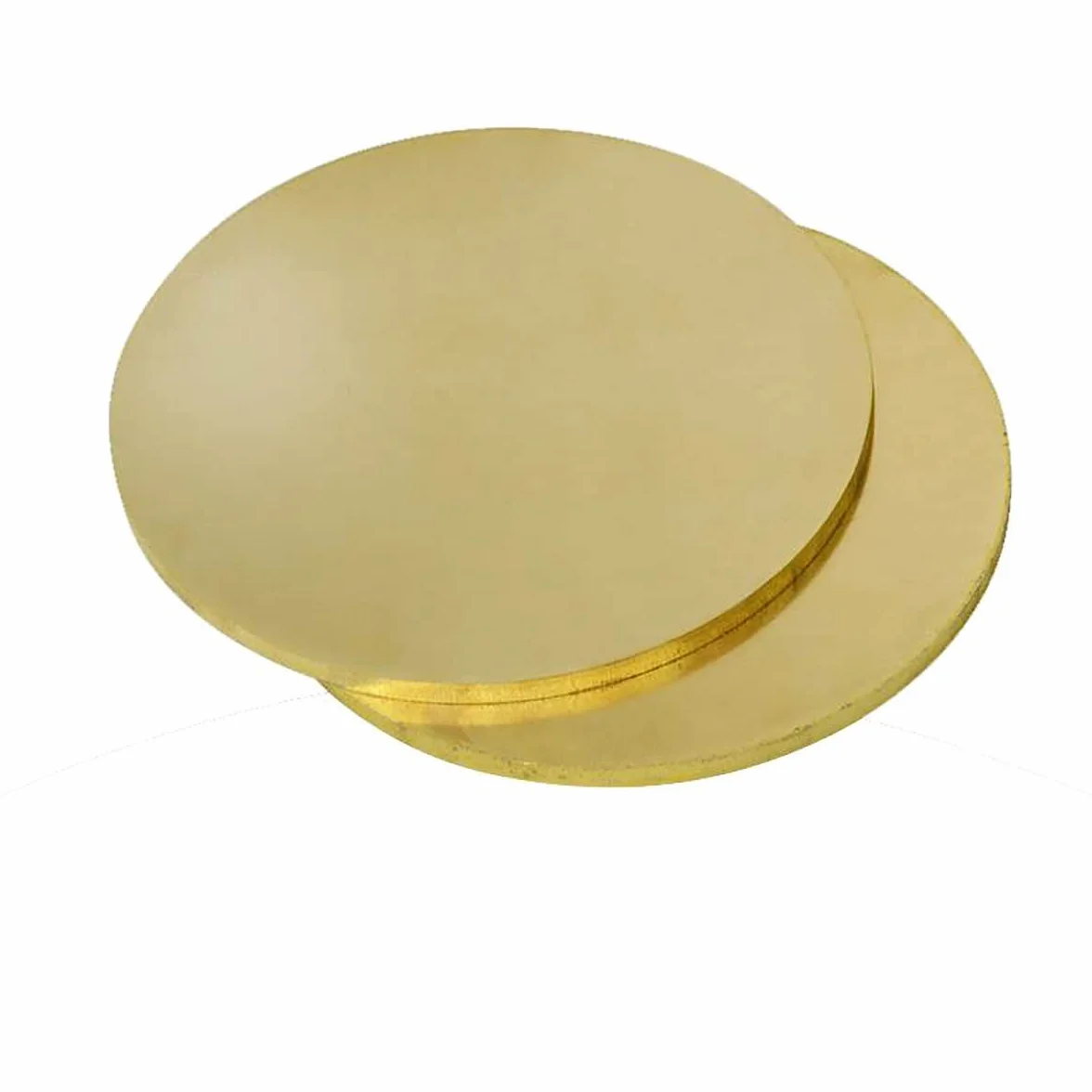 2 pezzi Piastra rotonda Lamiera di ottone Spessore 0,5/0,8/1/1,5/2/3 mm, Diametro 10 mm - 200 mm H62 Disco in ottone, Parti di guarnizione in ottone Taglio(3x25mm)