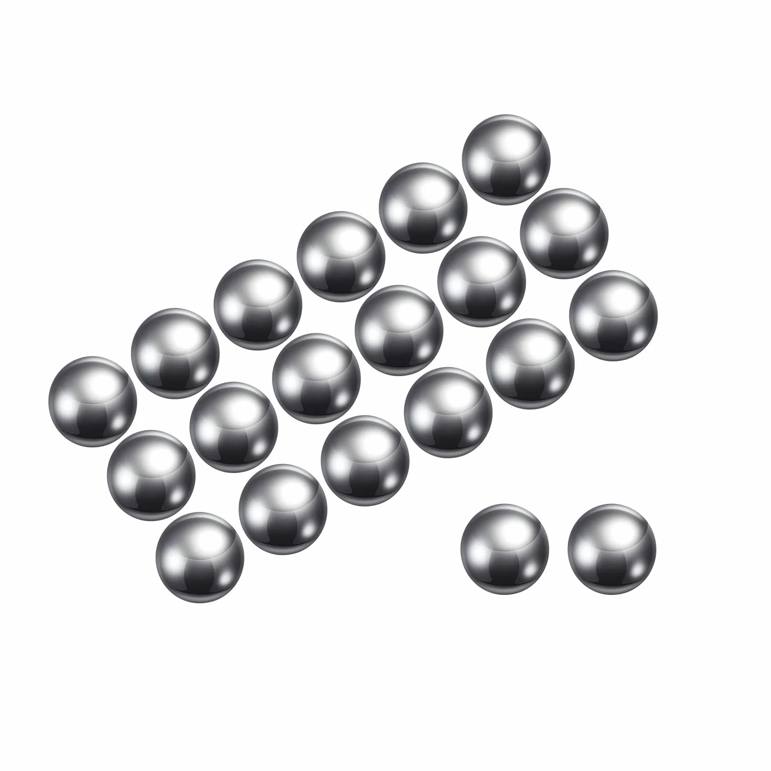Precisione Sfere 10mm Acciaio al Carbonio Lucido per Cuscinetti 100pz