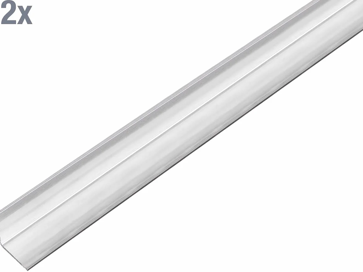 Alberts Profilo angolare in acciaio inox 1000 x 10 x 10 mm set da 2
