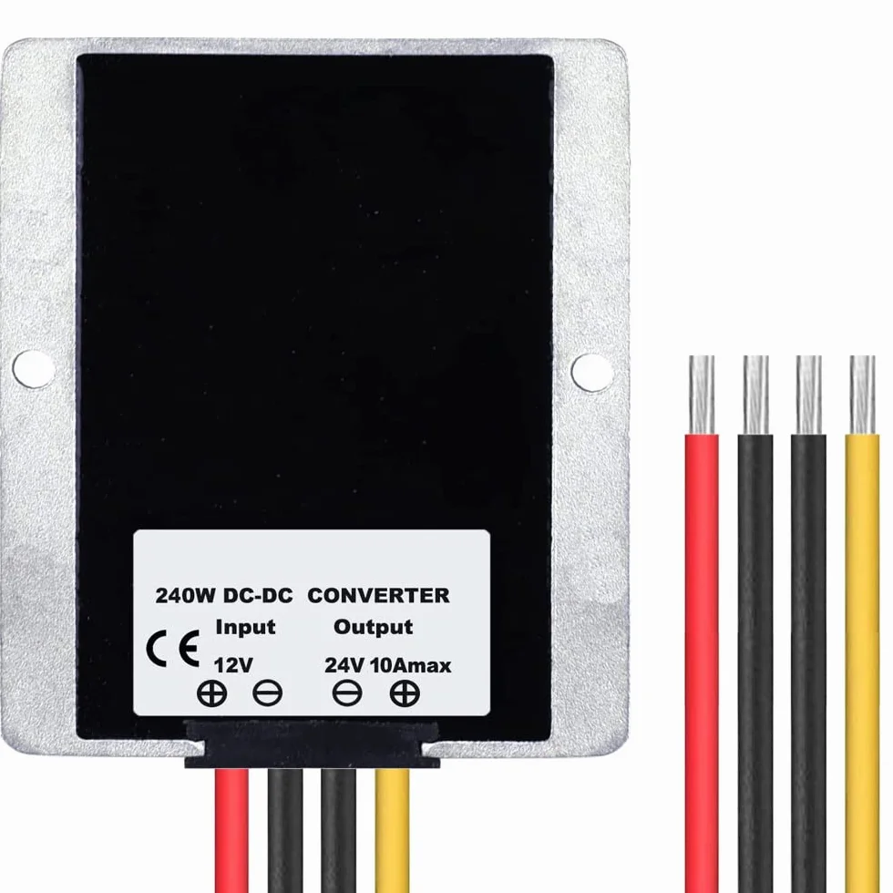Gebildet Regolatore di tensione DC/DC 12V step-up 24V 10A 240W impermeabile