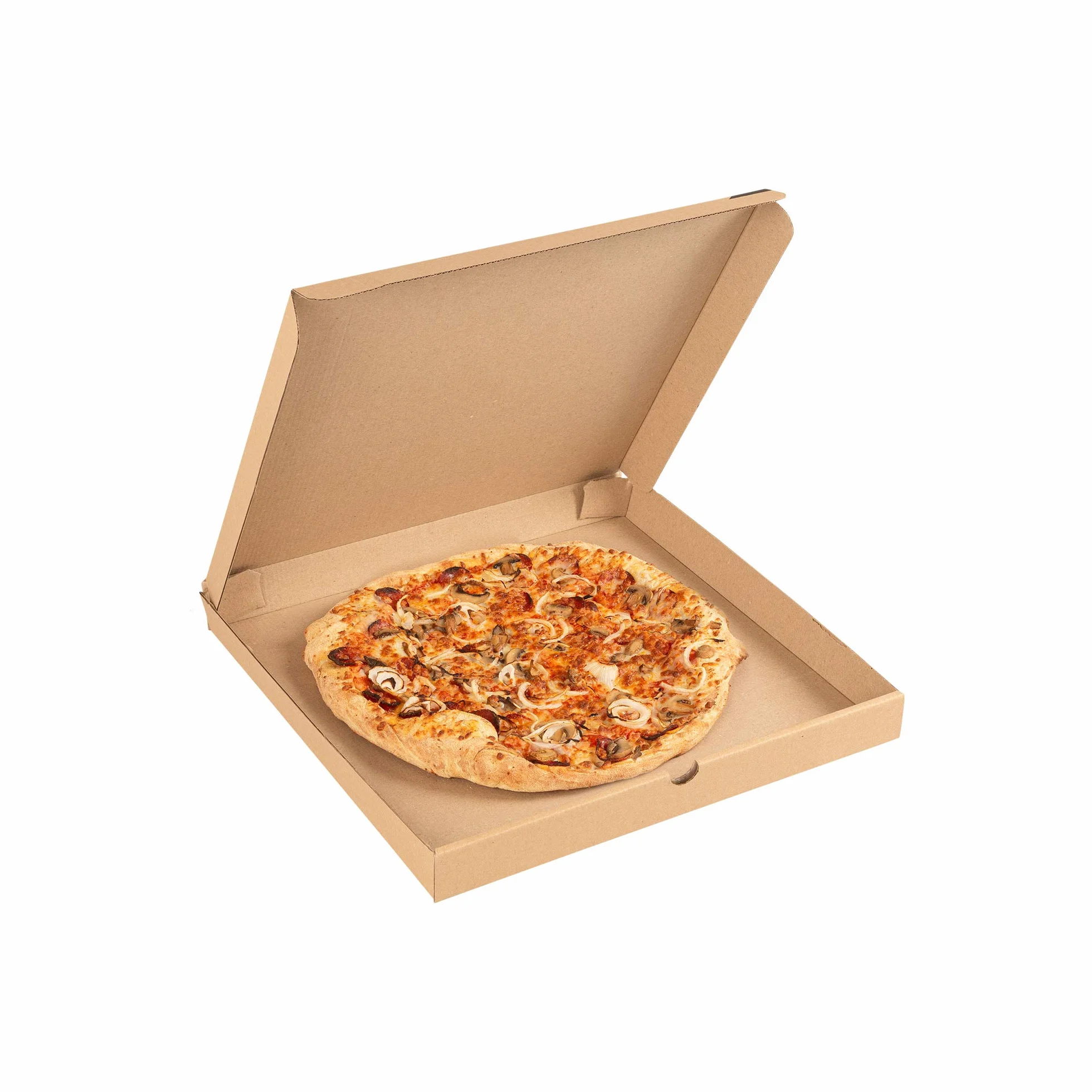 Packer Pro Pack 50 scatole per pizza Kraft 34 x 34 x 3,5 cm