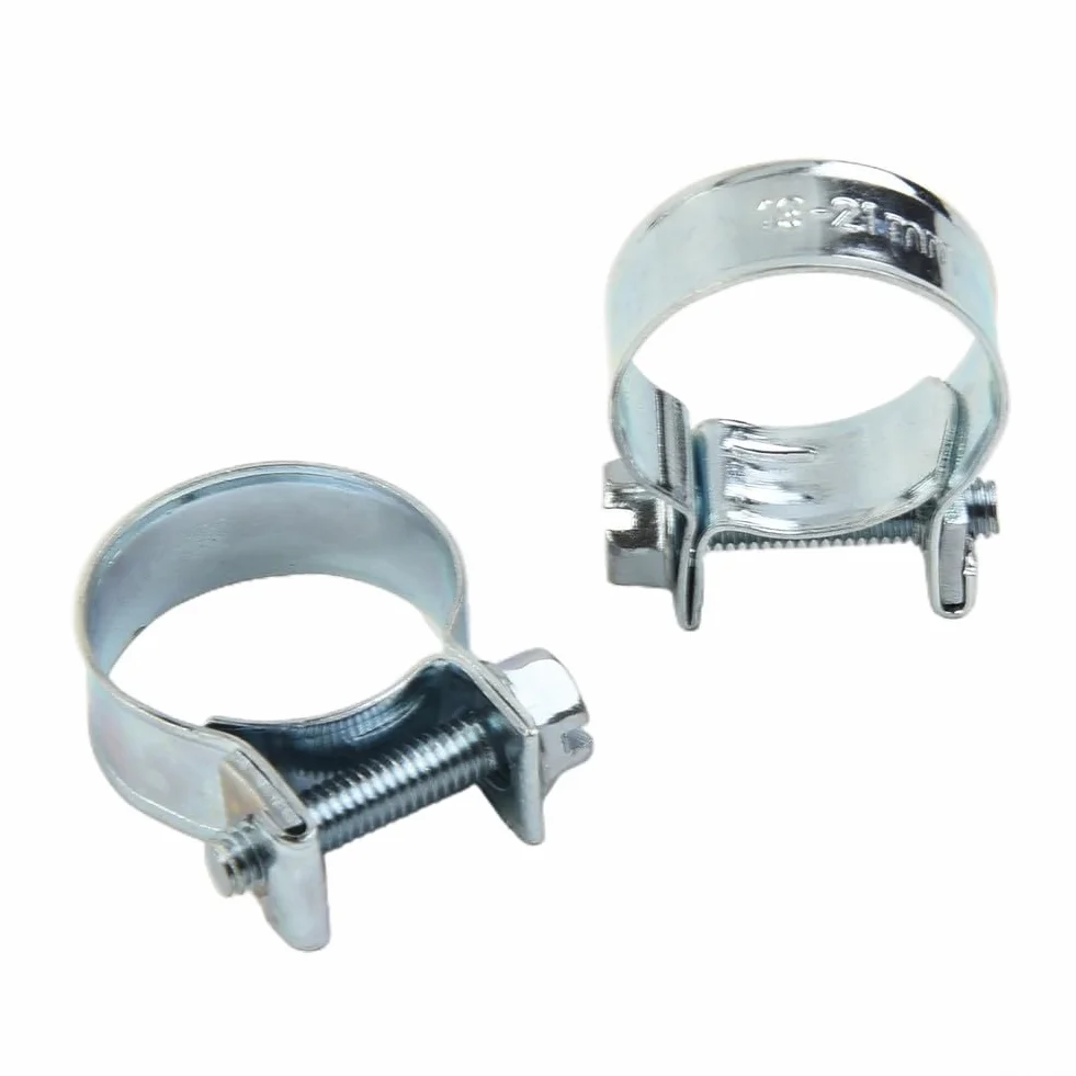 Mini fascette stringitubo acciaio al carbonio 20-22 mm per tubo carburante benzina diesel aria
