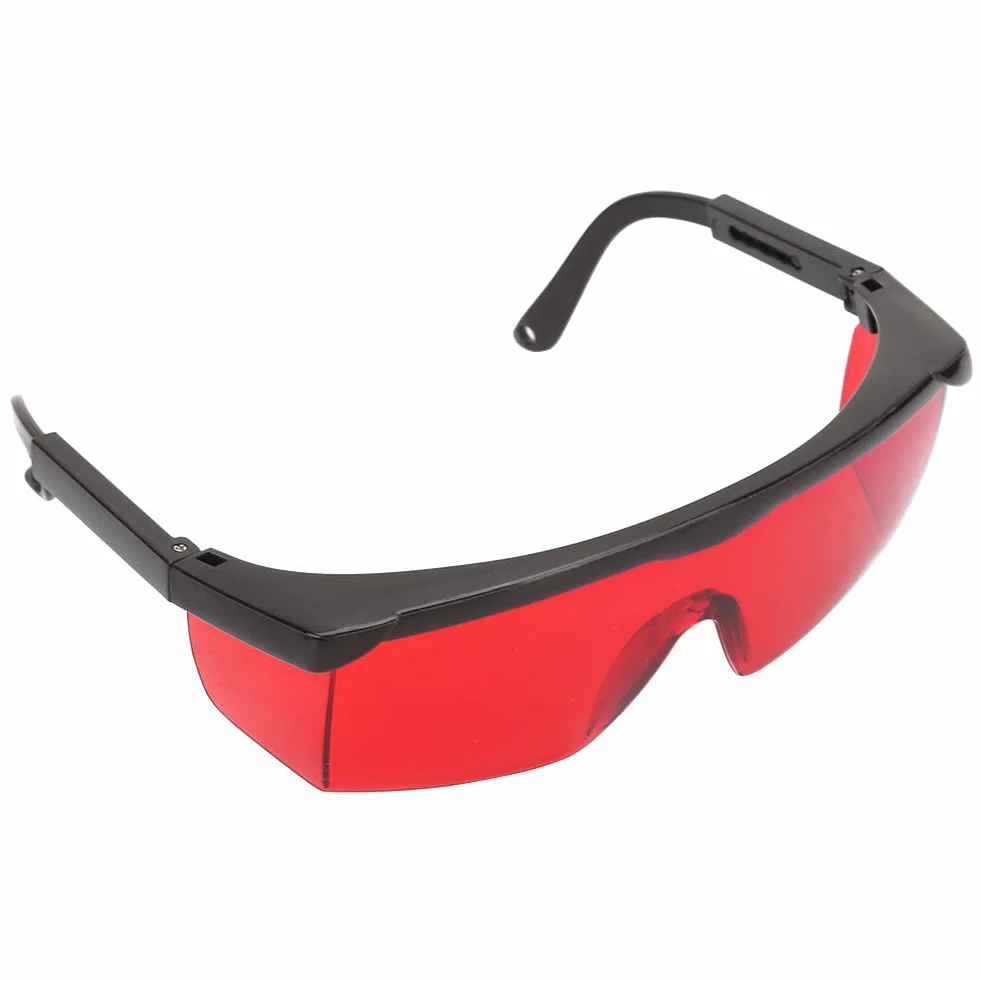 Occhiali protettivi laser, occhiali protettivi laser per PC portatili Occhiali anti laser di sicurezza per tutte le direzioni per la depilazione Disinfettante UV con luce blu(Rosso)