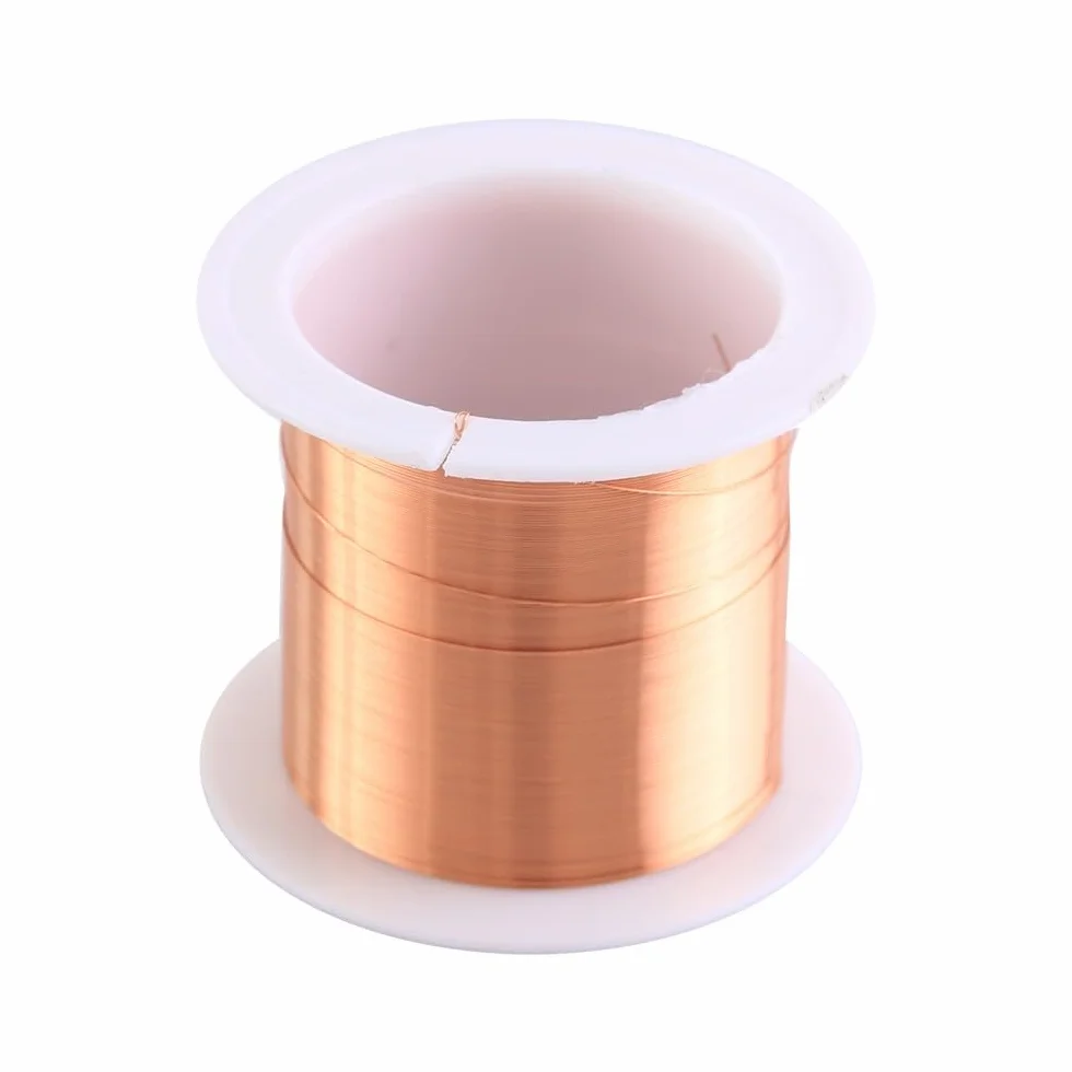 DONGKER Filo di Rame Smaltato, 0,2mm x 20m Bobina per la Produzione di un Modello di Motore Elettromagnetto