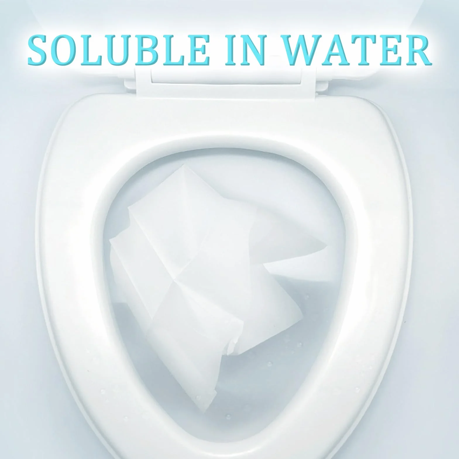 40 Pezzi Copriwater Usa e Getta WC 425mm*360mm Bianco