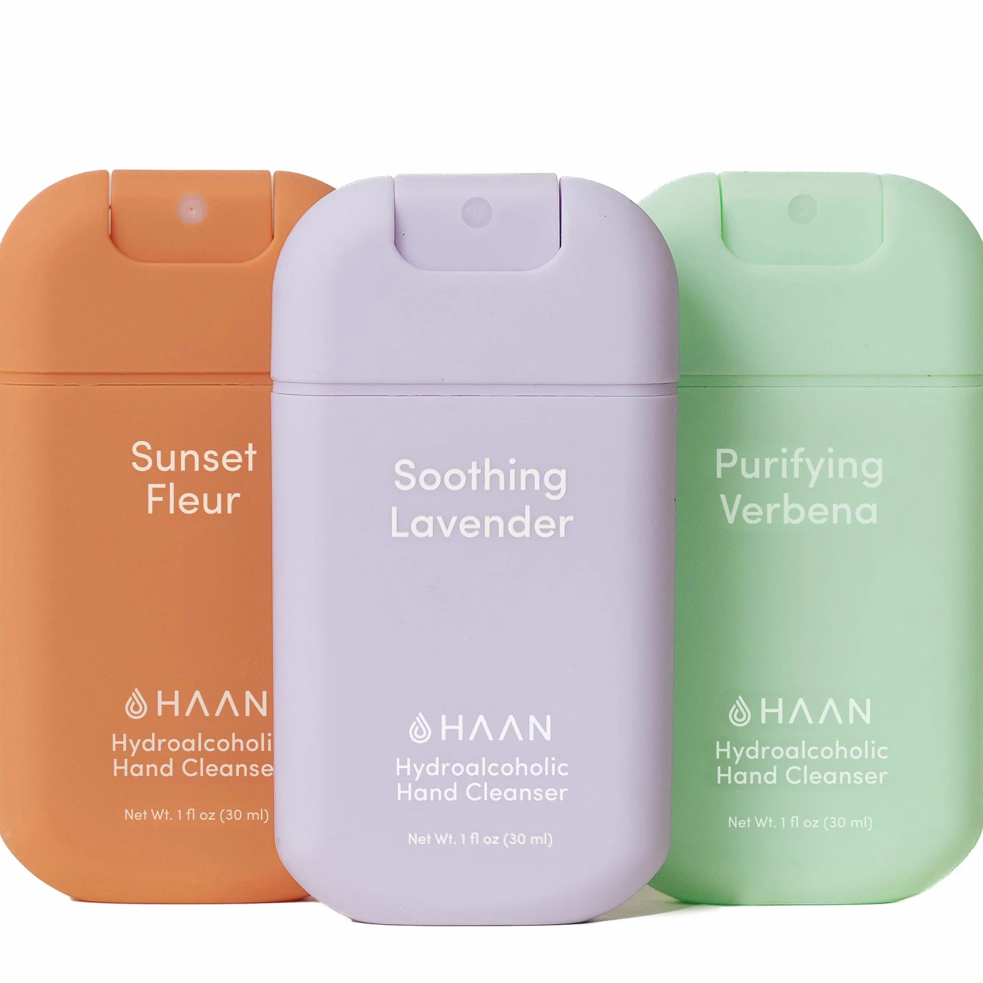 HAAN Detergente Idroalcolico per Mani 30ml Confezione da 3 Igienizzanti Mani Antibatterico