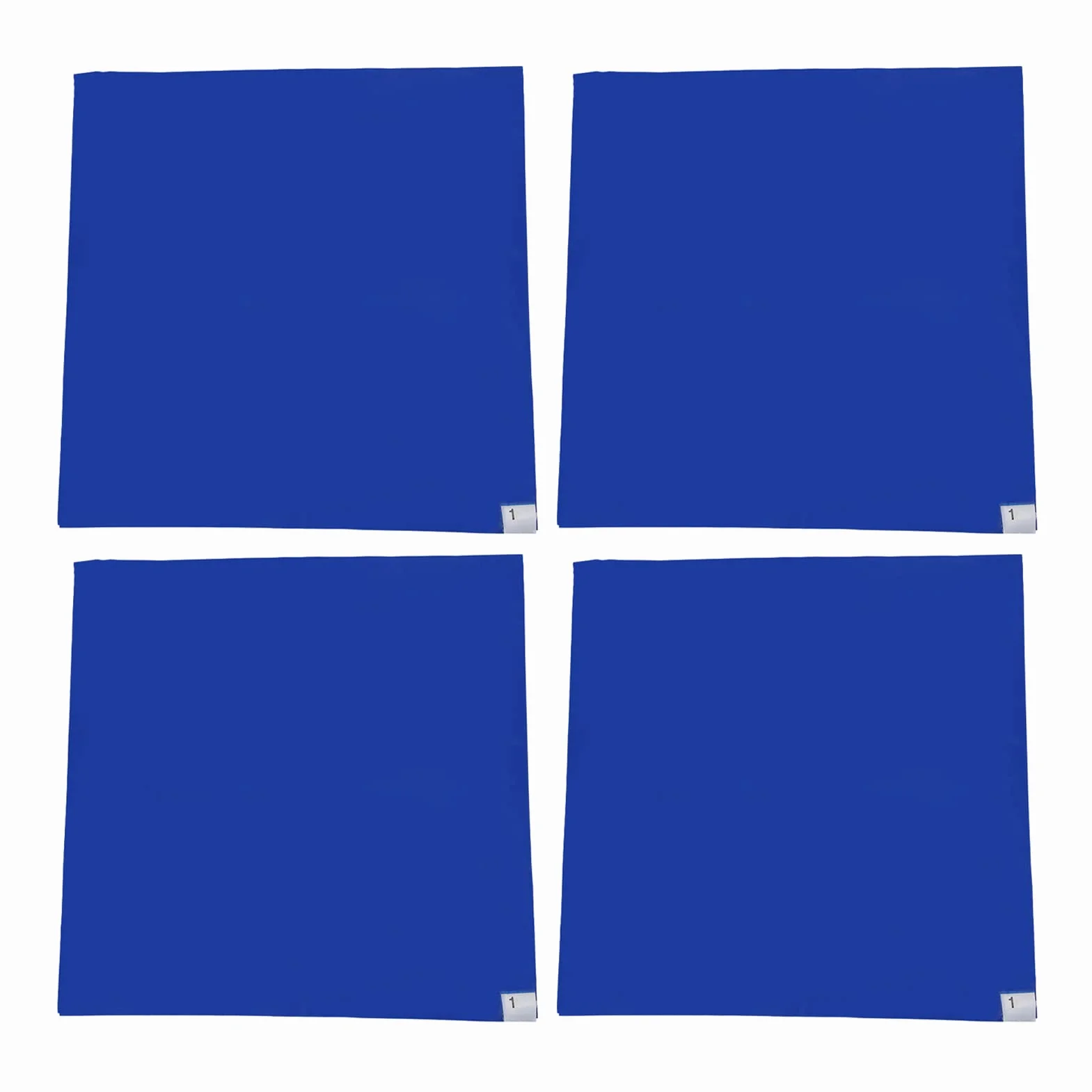 Tappetino Adesivo per Camere Bianche 18x36 Pollici 10 Pezzi Blu